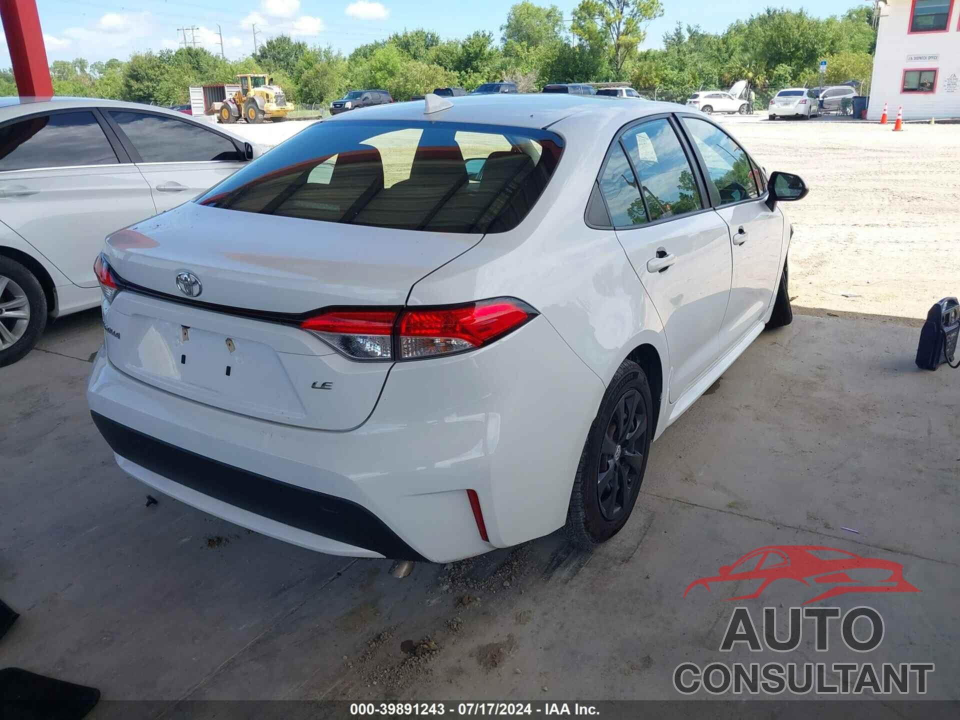 TOYOTA COROLLA 2020 - JTDEPRAEXLJ083340