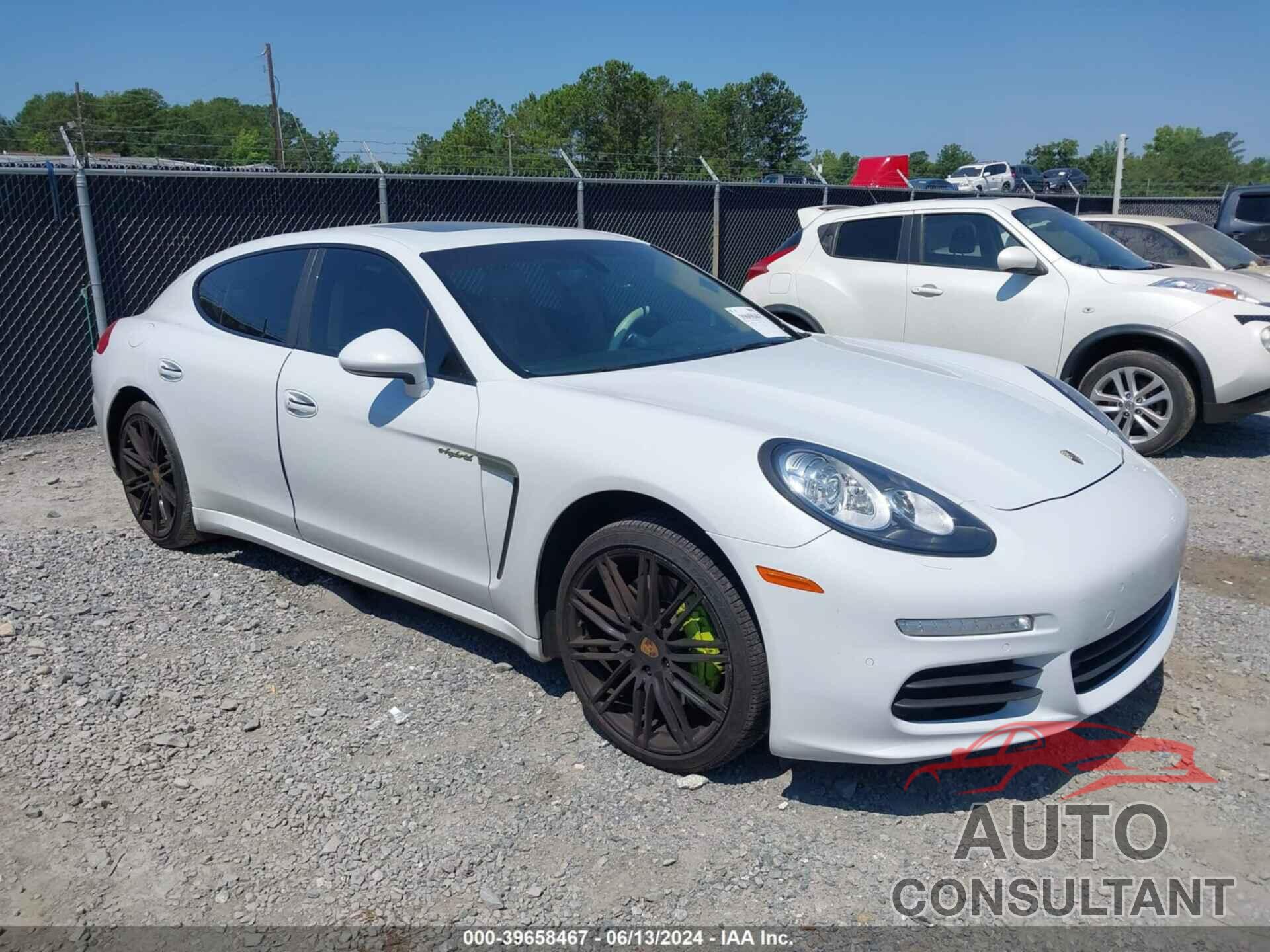 PORSCHE PANAMERA E-HYBRID 2016 - WP0AD2A72GL040881