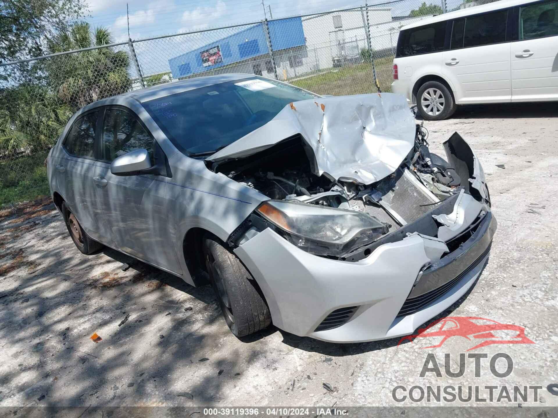 TOYOTA COROLLA 2016 - 2T1BURHE9GC618726