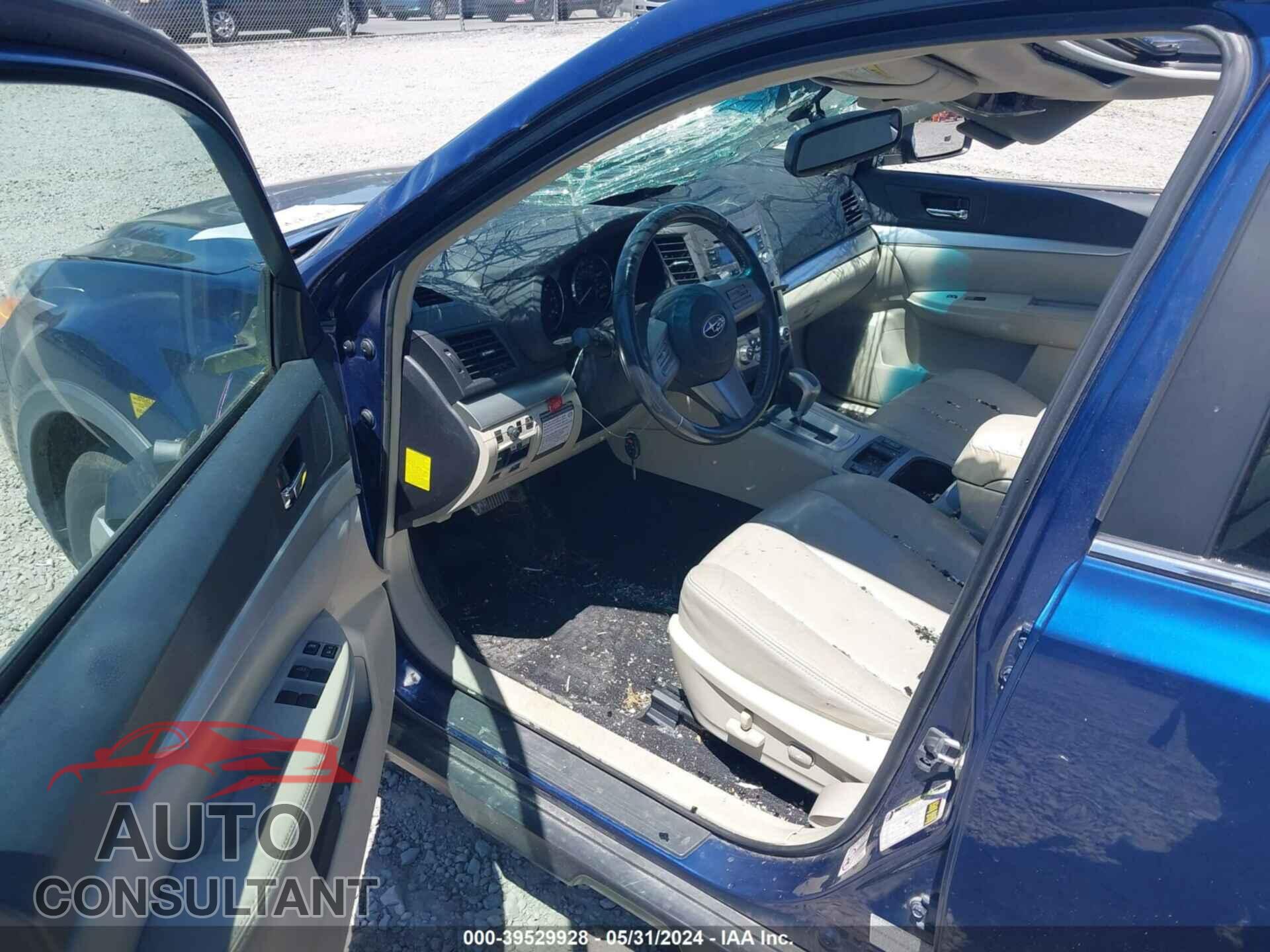 SUBARU OUTBACK 2011 - 4S4BRBGC9B3349083