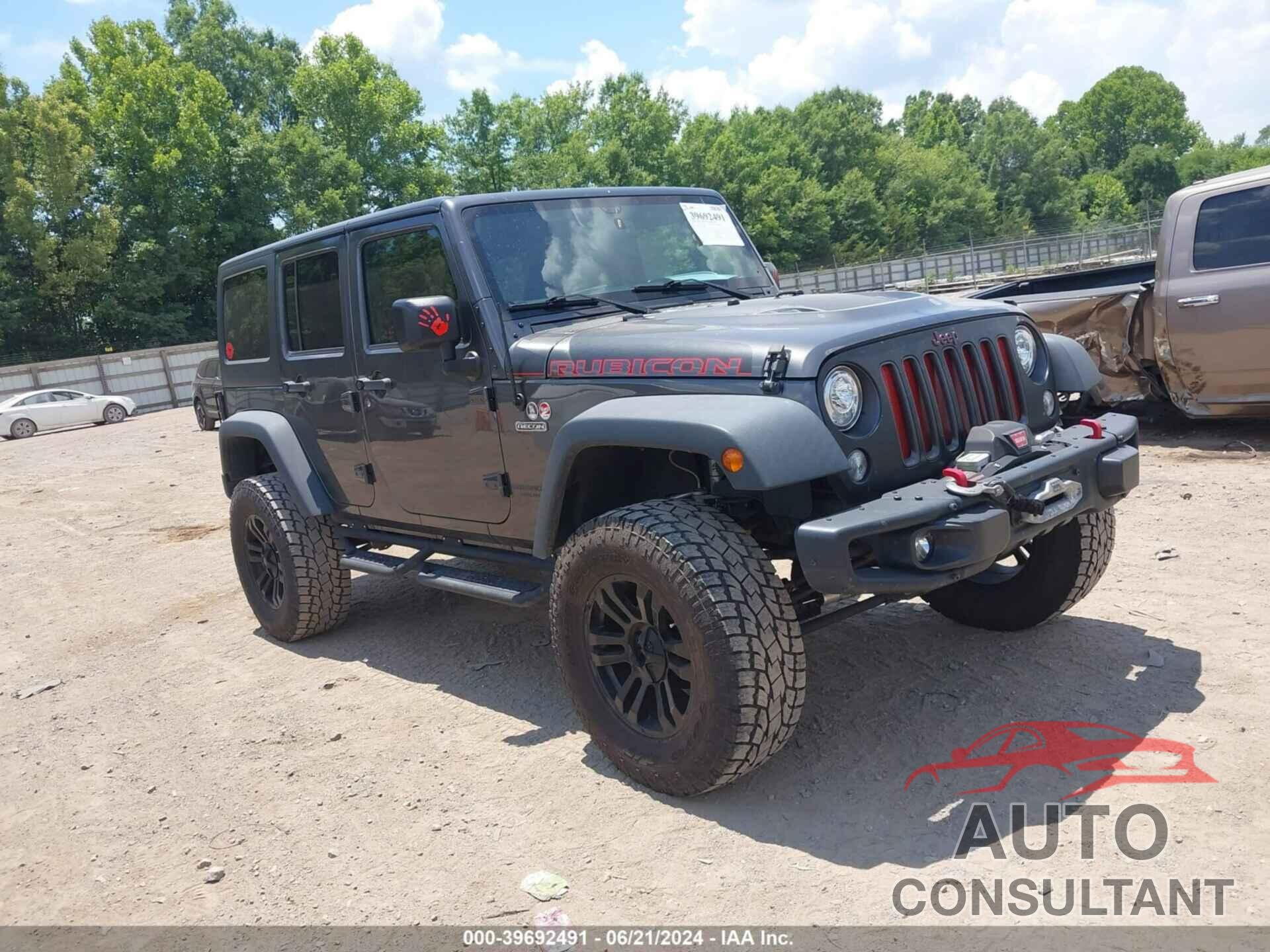 JEEP WRANGLER UNLIMITED 2017 - 1C4BJWFG9HL627688