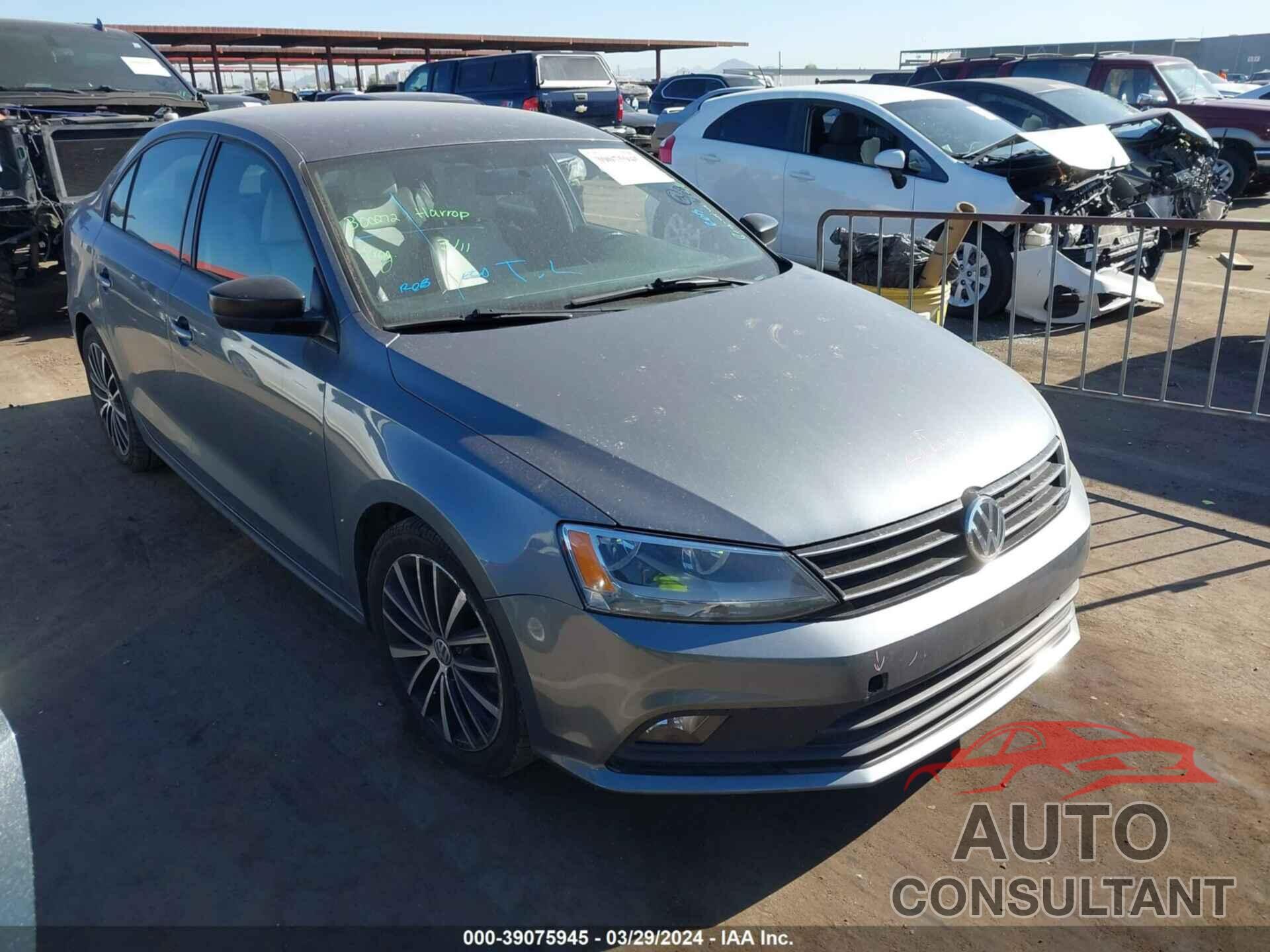 VOLKSWAGEN JETTA 2016 - 3VWB17AJ6GM261661