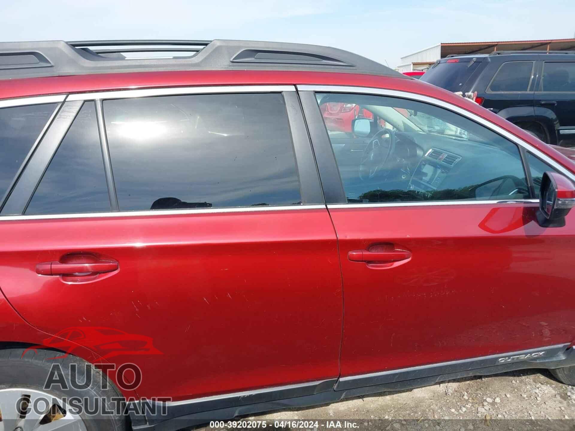 SUBARU OUTBACK 2016 - 4S4BSBFC2G3293355