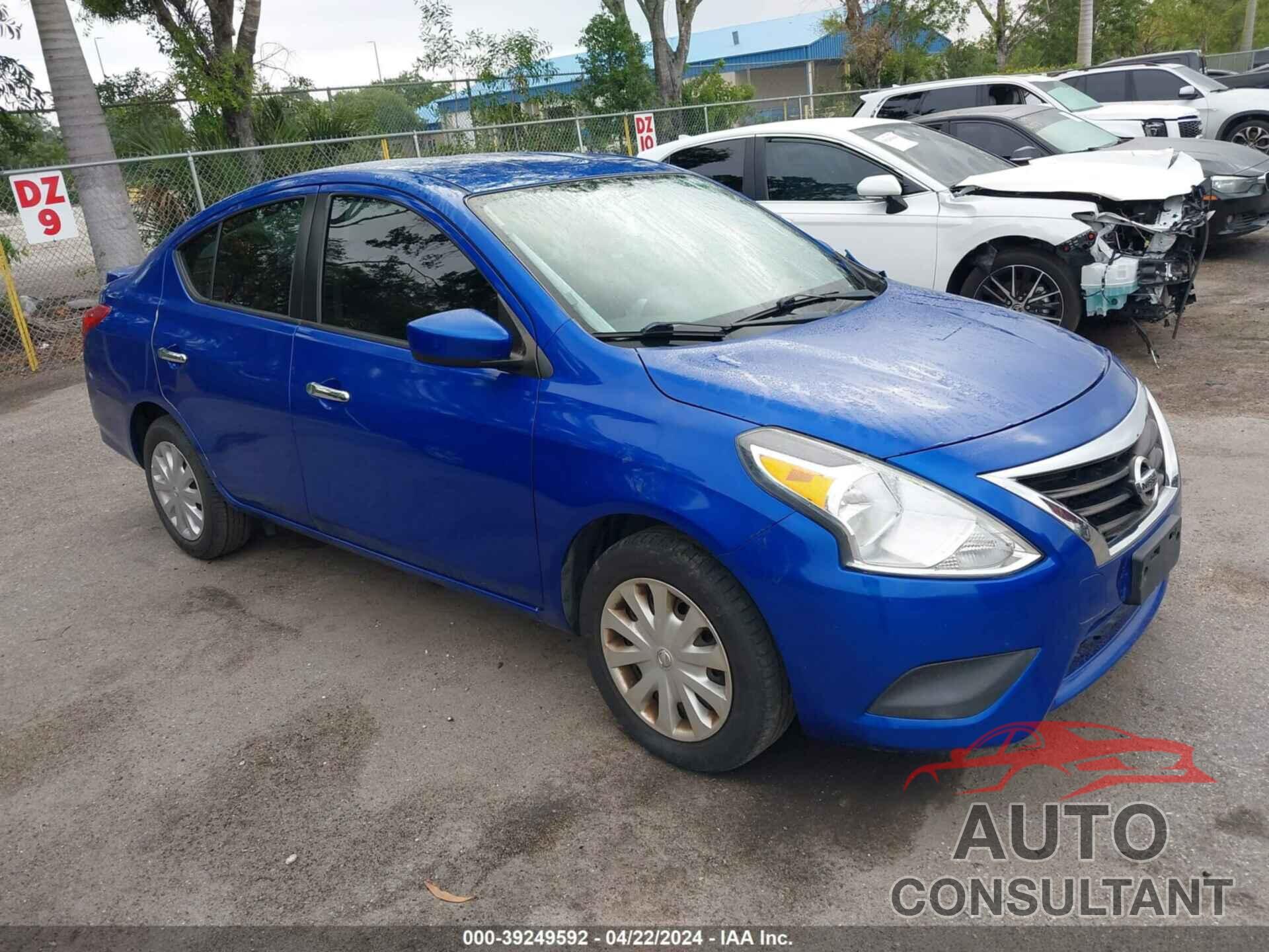 NISSAN VERSA 2017 - 3N1CN7AP4HL840769