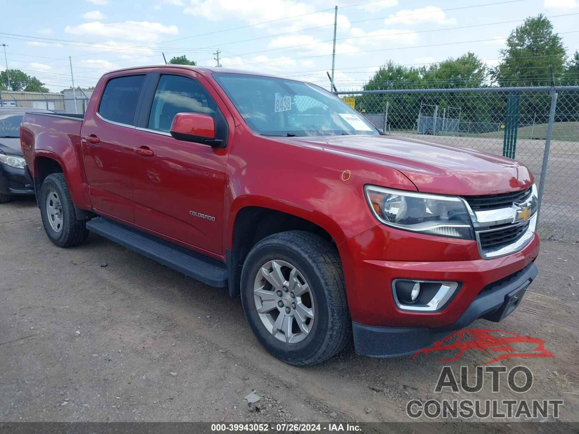 CHEVROLET COLORADO 2016 - 1GCGTCE3XG1286423