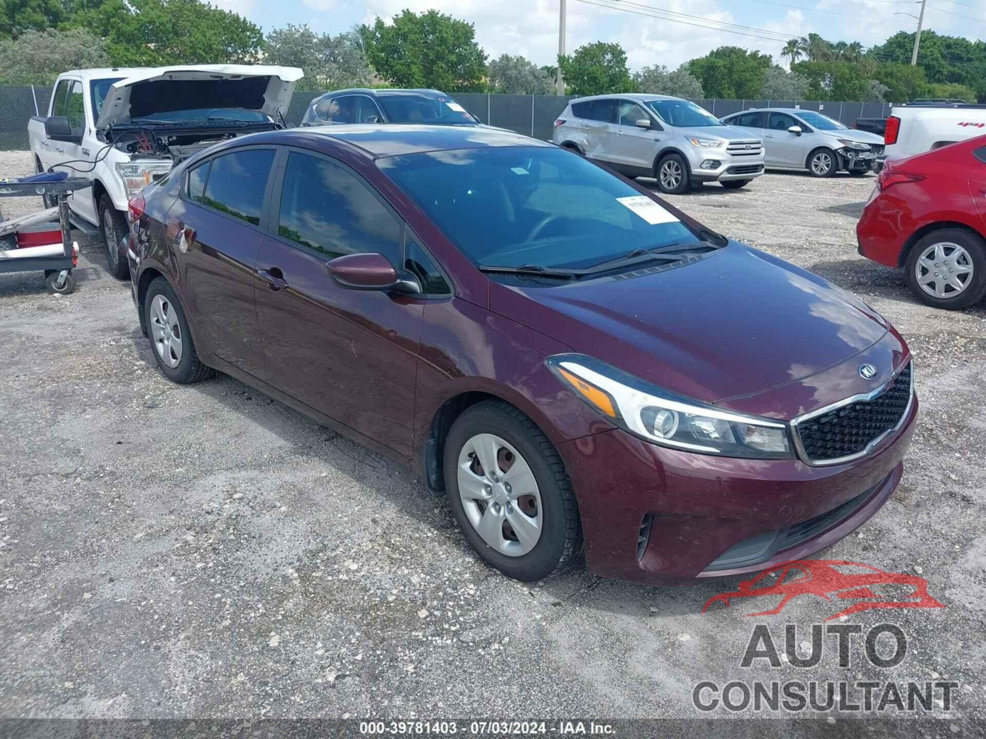 KIA FORTE 2017 - 3KPFK4A7XHE056716