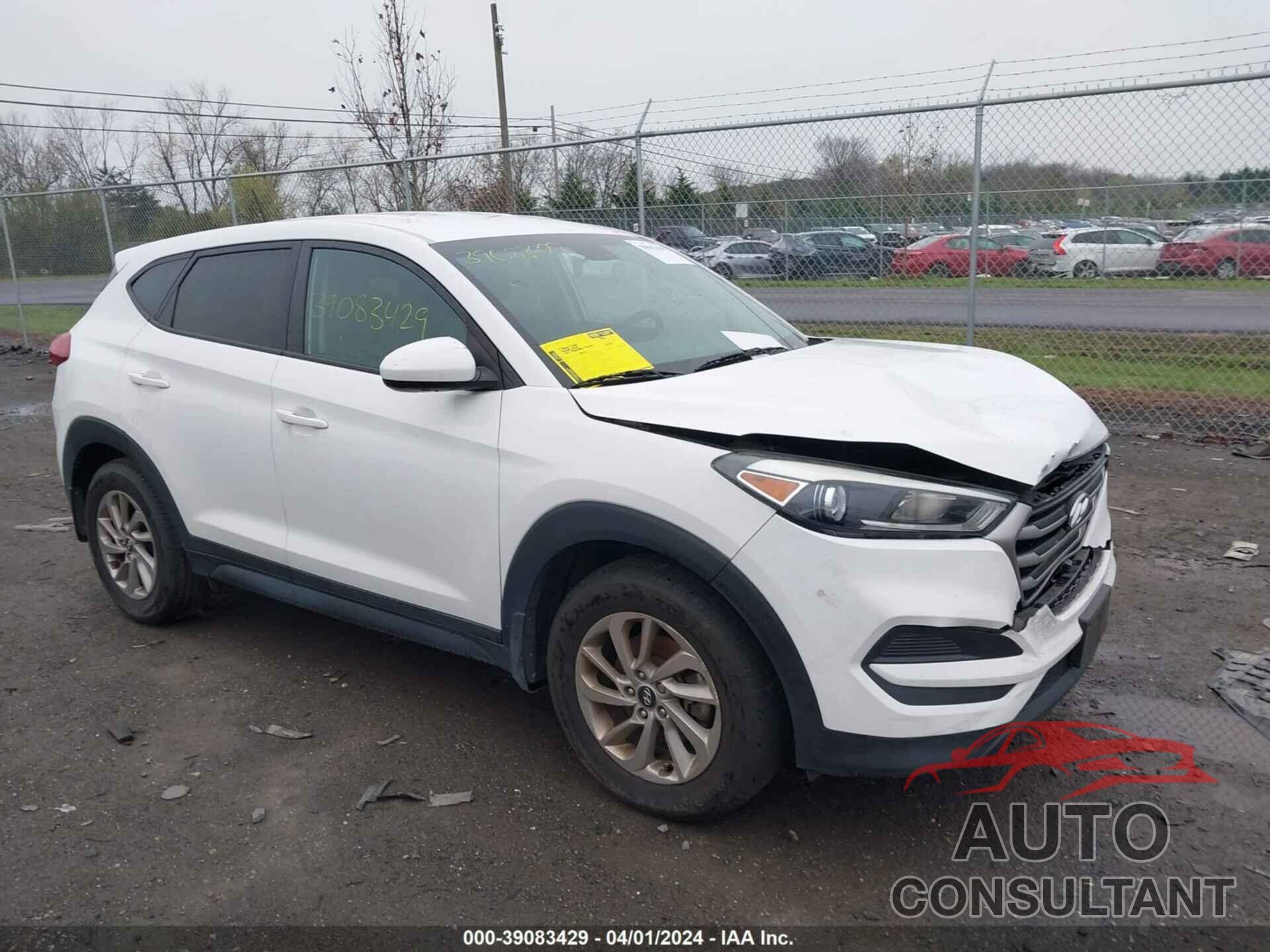 HYUNDAI TUCSON 2017 - KM8J23A49HU353645