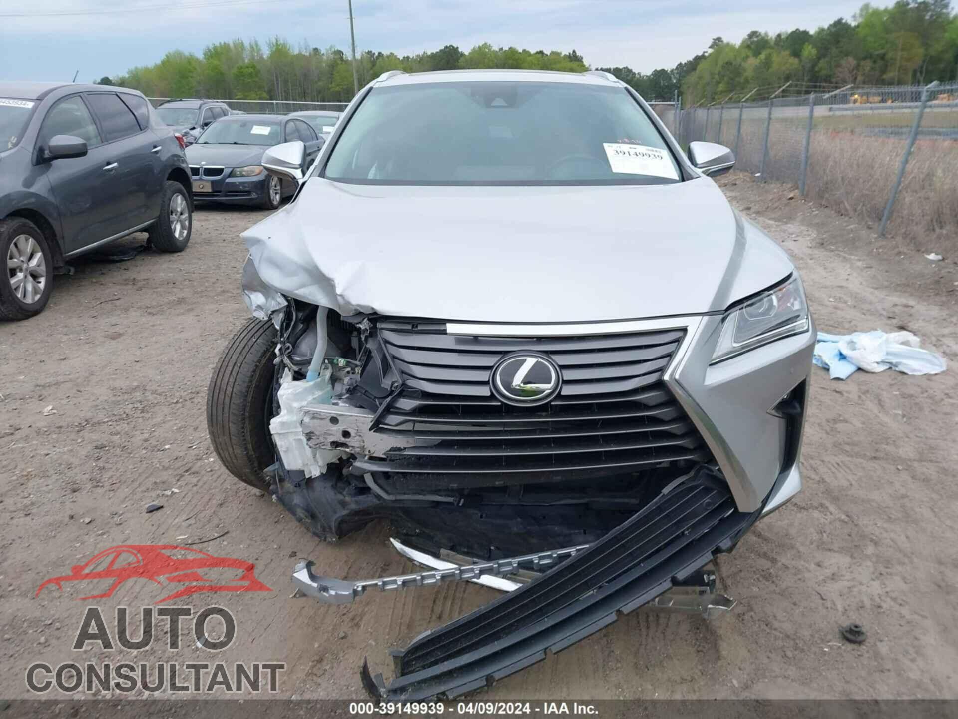 LEXUS RX 2017 - 2T2ZZMCA4HC036196