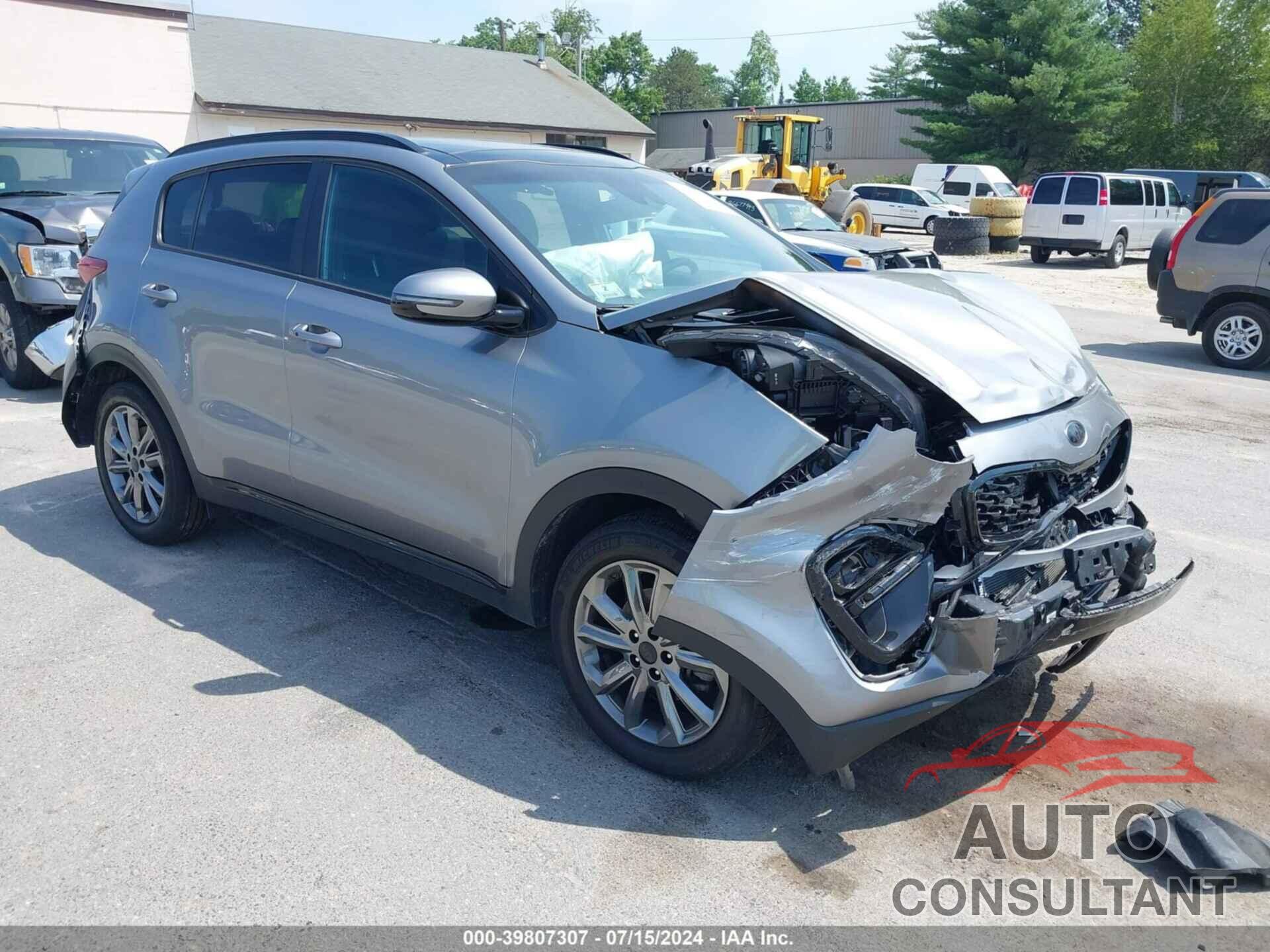 KIA SPORTAGE 2021 - KNDP6CAC0M7887118