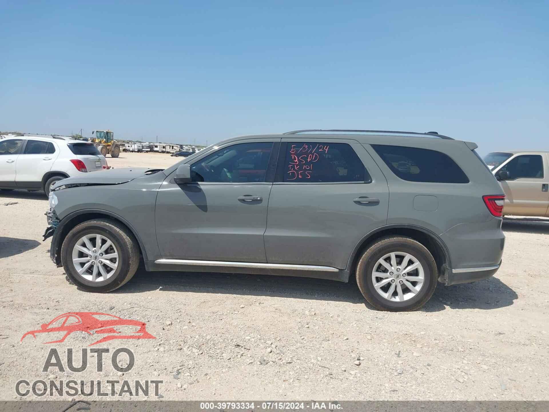 DODGE DURANGO 2021 - 1C4RDHAG5MC554533