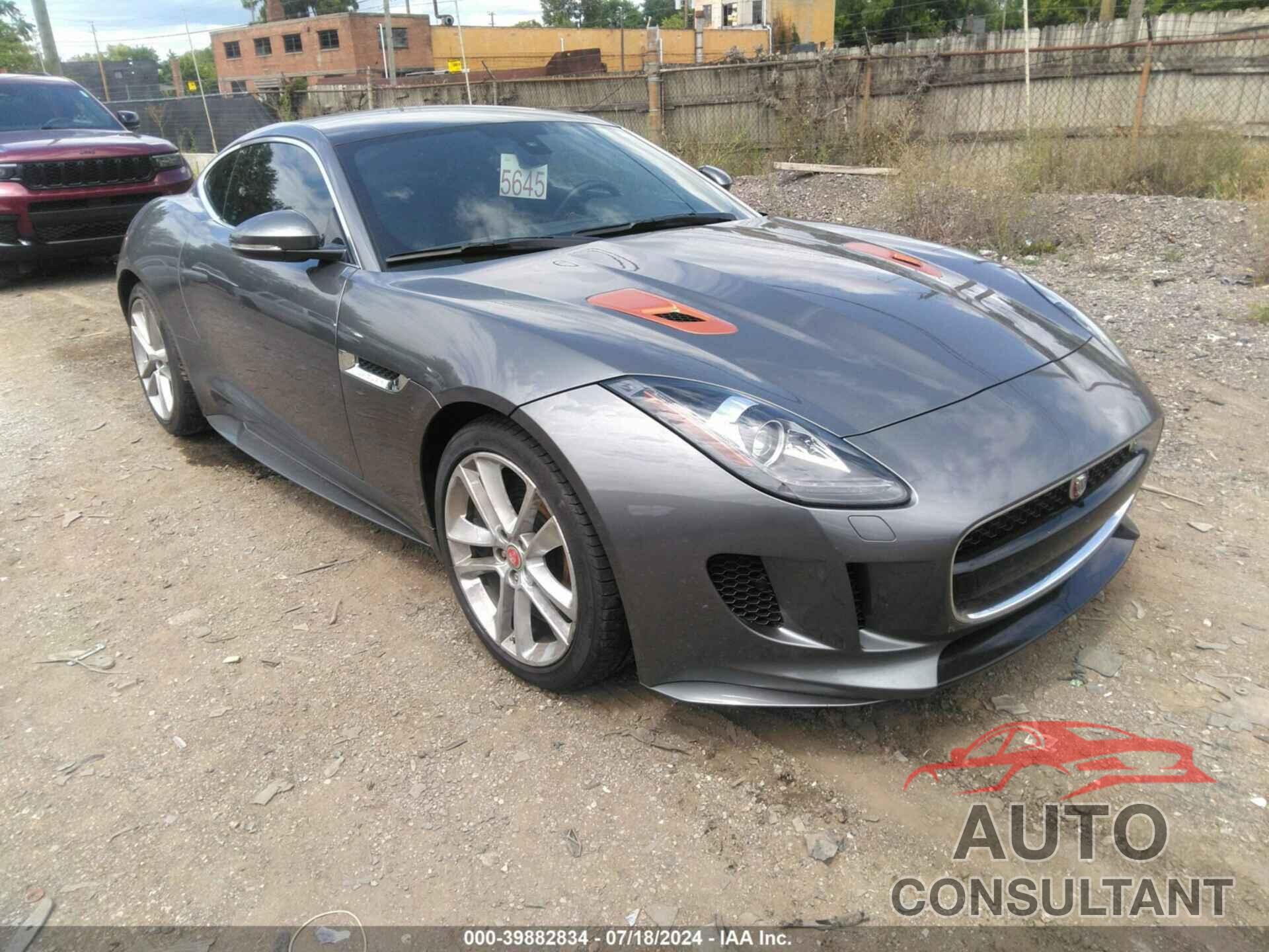 JAGUAR F-TYPE 2016 - SAJWJ6BV1G8K33093