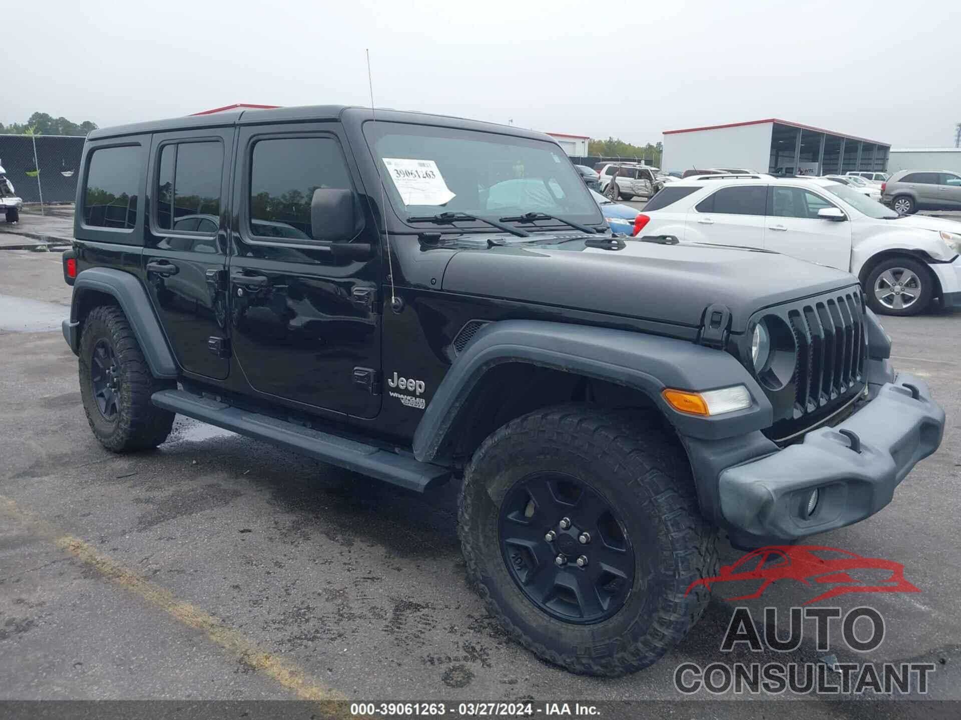 JEEP WRANGLER UNLIMITED 2019 - 1C4HJXDN0KW531407