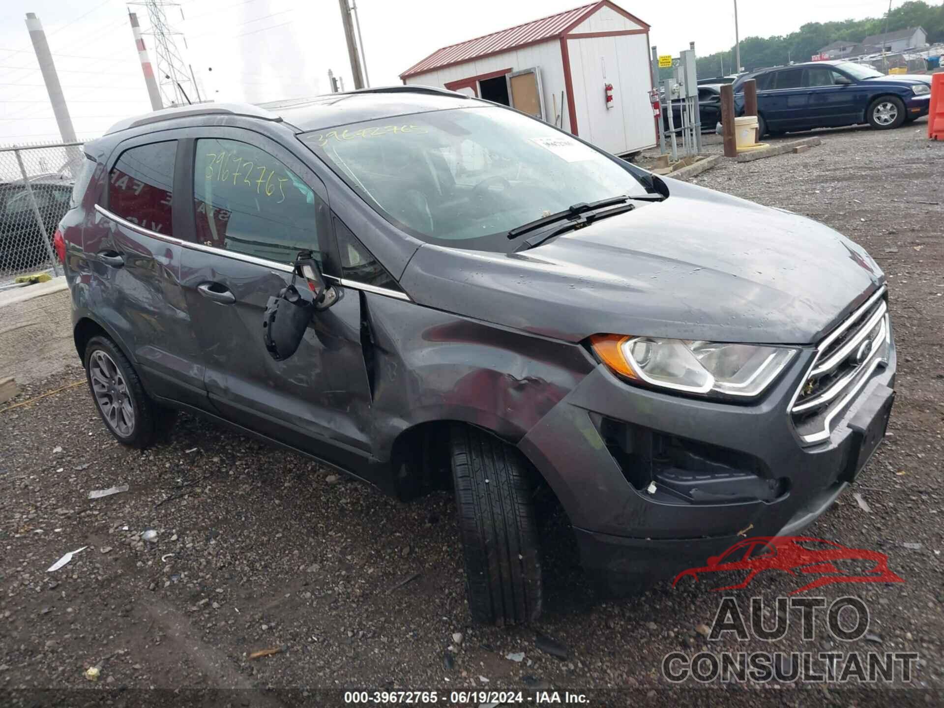 FORD ECOSPORT 2019 - MAJ3S2KEXKC278357