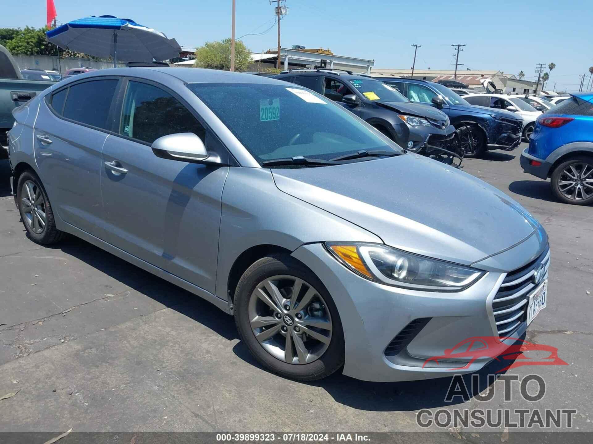 HYUNDAI ELANTRA 2017 - 5NPD84LF7HH022304