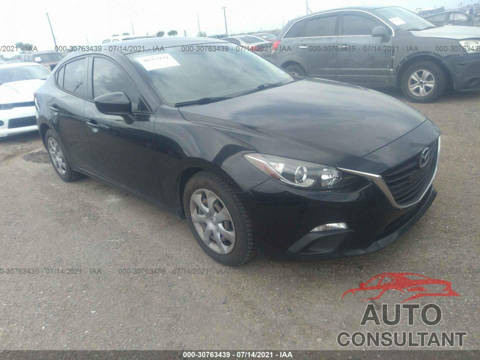 MAZDA MAZDA3 2016 - JM1BM1T71G1344551