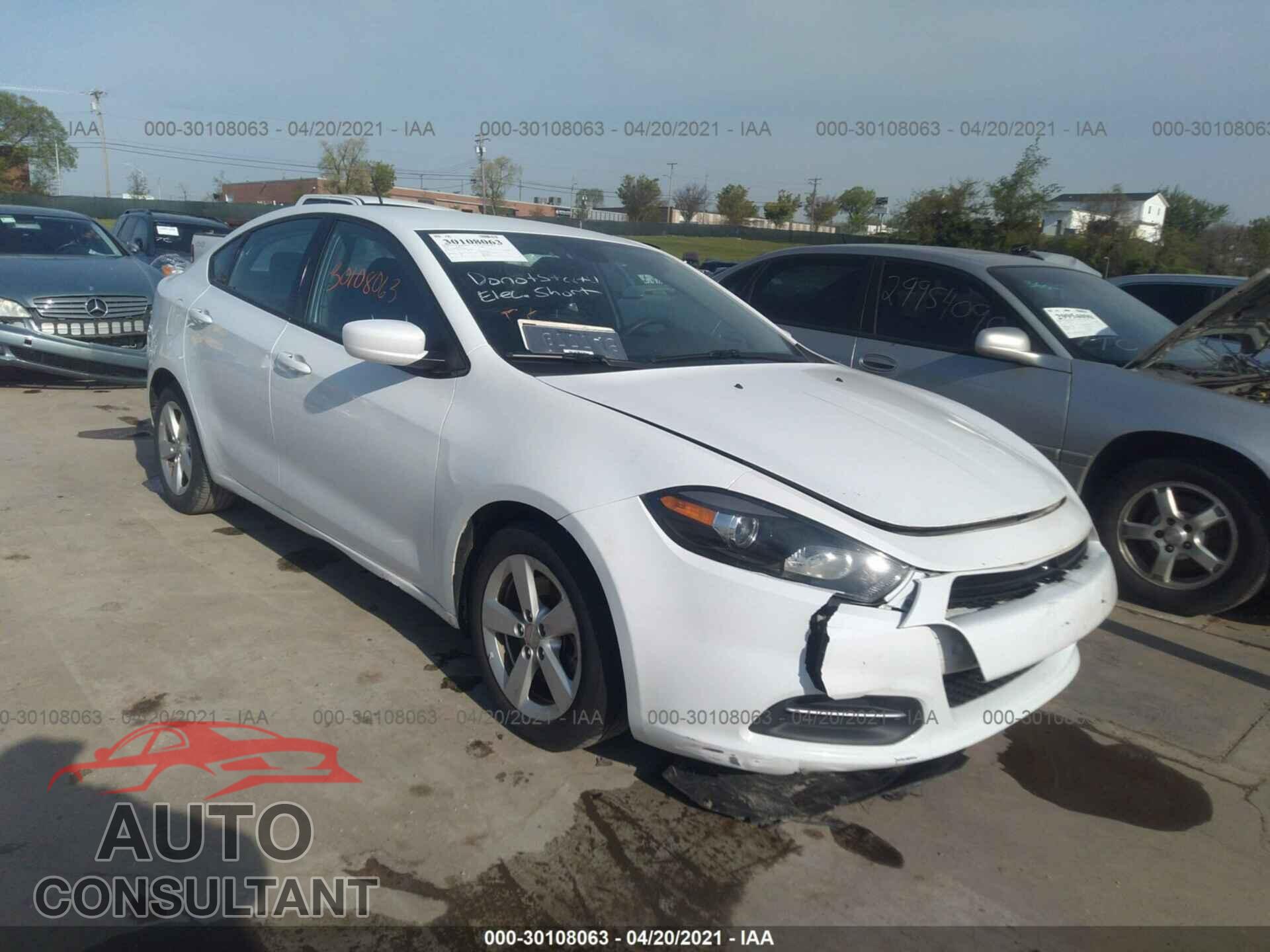 DODGE DART 2016 - 1C3CDFBBXGD660816