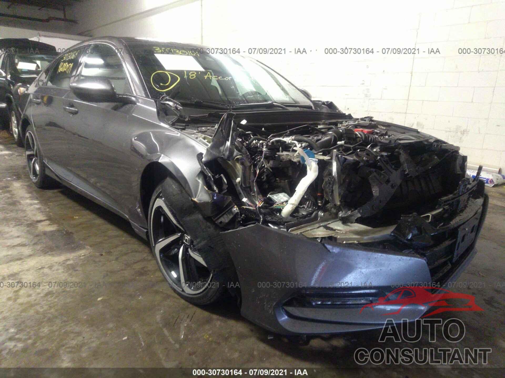 HONDA ACCORD SEDAN 2018 - 1HGCV1F3XJA191400