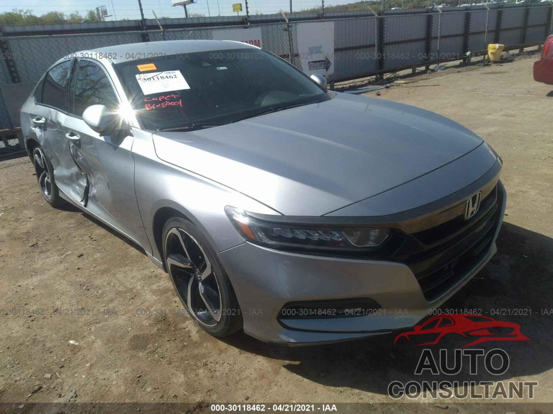 HONDA ACCORD SEDAN 2019 - 1HGCV1F38KA071161
