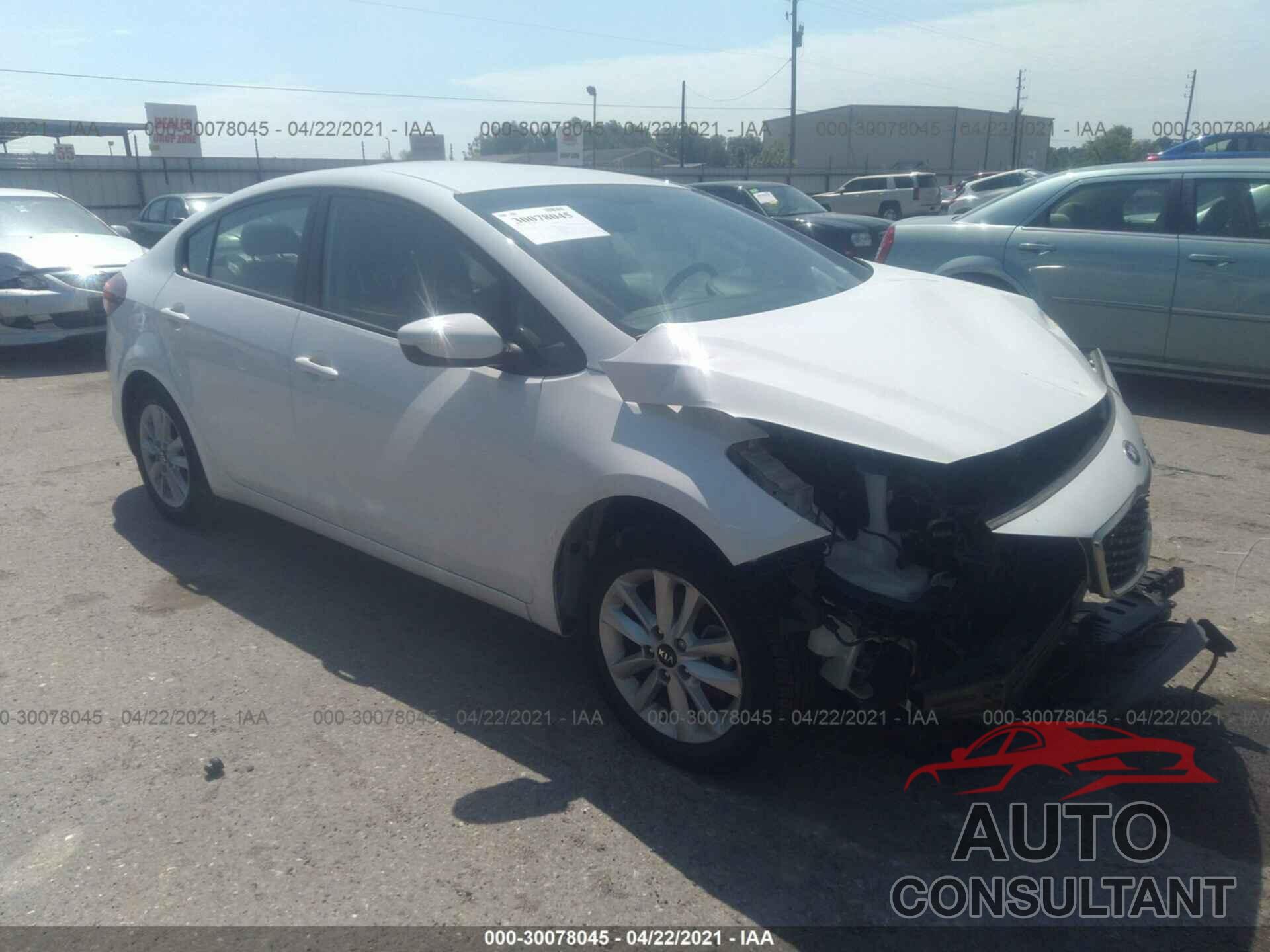 KIA FORTE 2017 - 3KPFL4A78HE072569