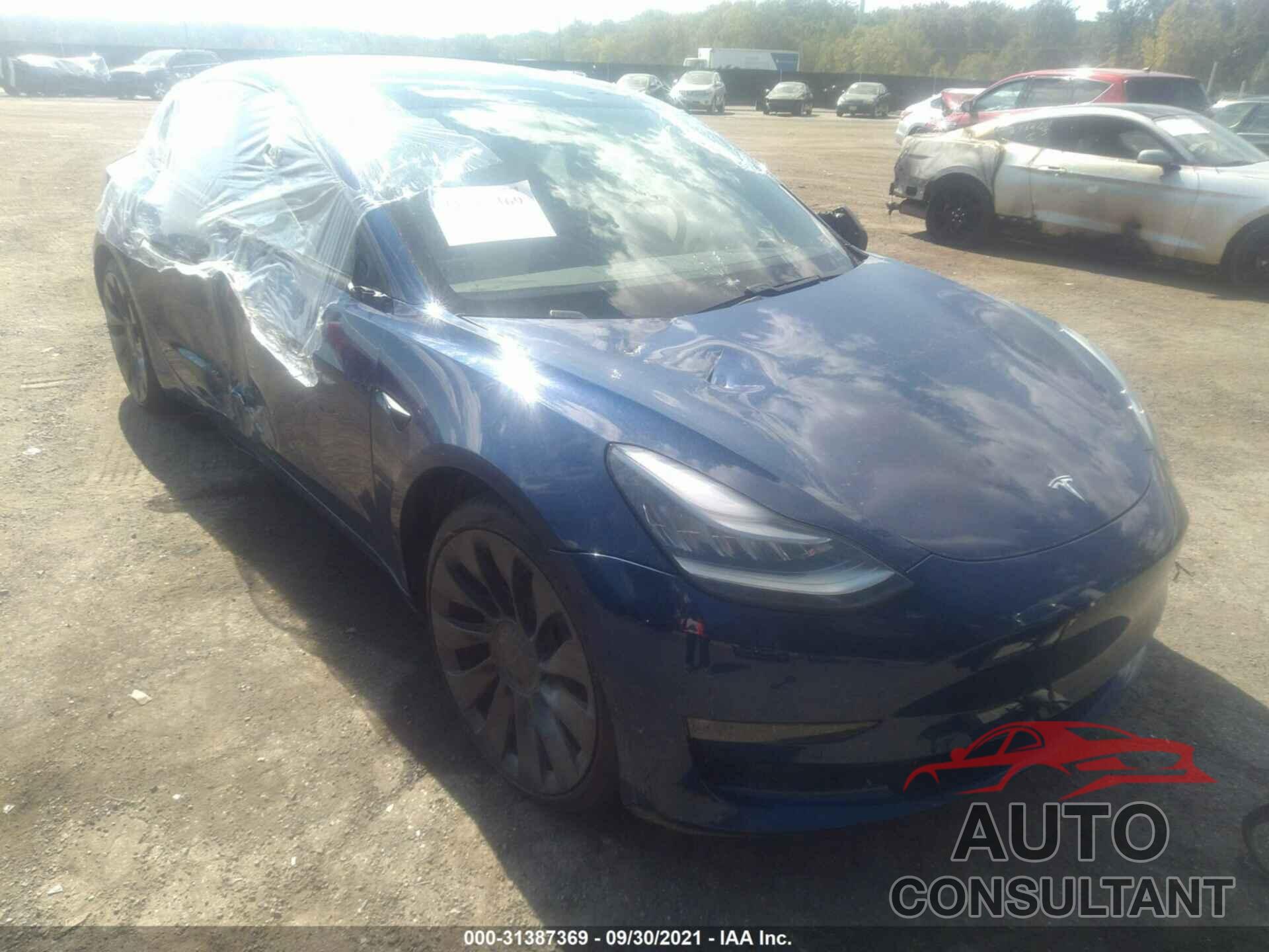 TESLA MODEL 3 2021 - 5YJ3E1EC8MF849548