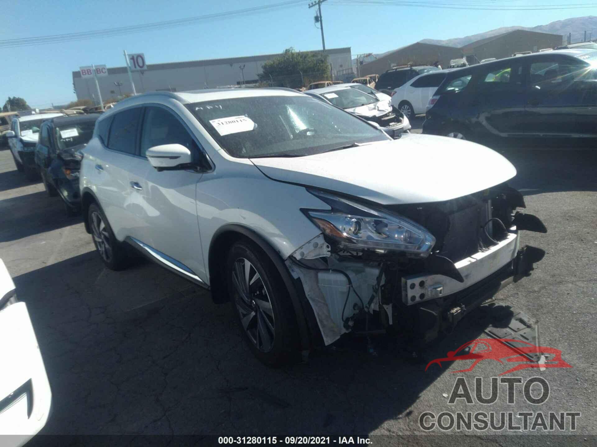 NISSAN MURANO 2018 - 5N1AZ2MH6JN166125