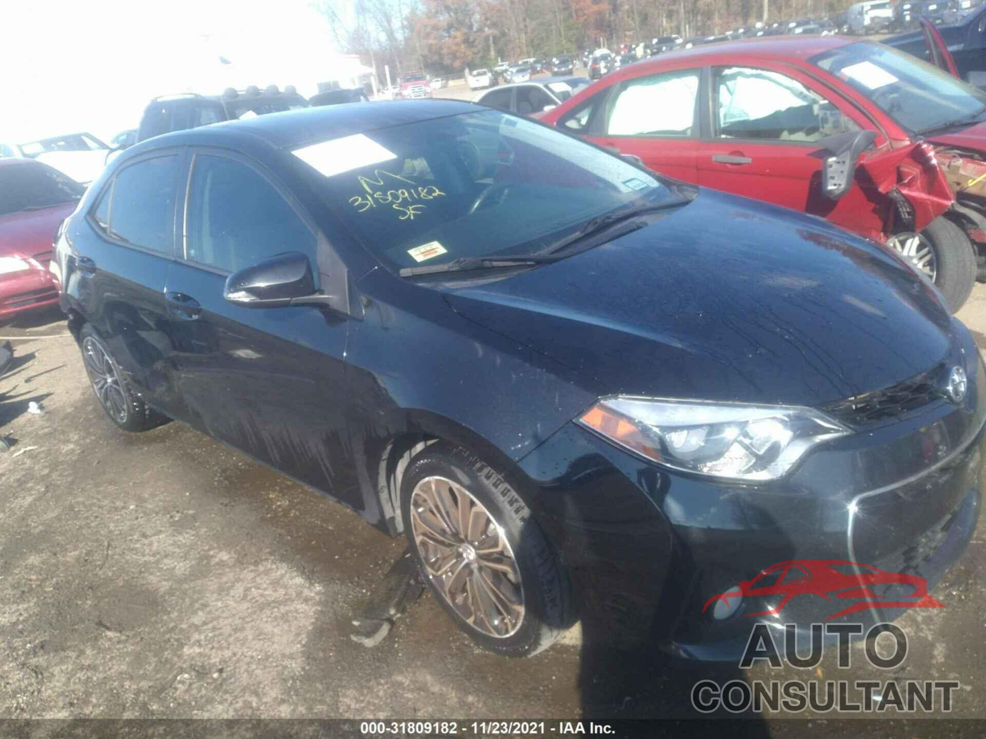 TOYOTA COROLLA 2016 - 2T1BURHE8GC723645