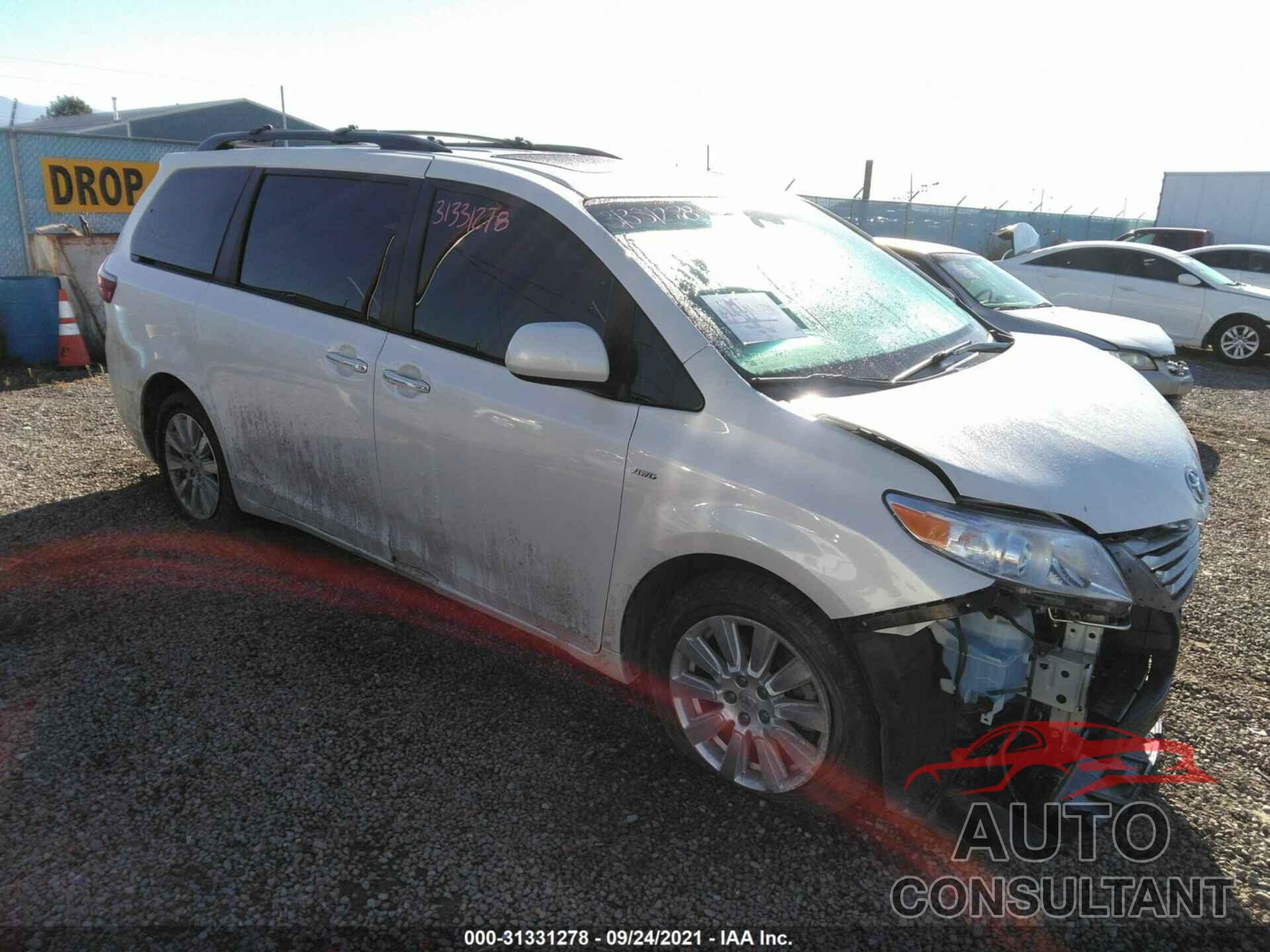 TOYOTA SIENNA 2017 - 5TDDZ3DC1HS149605