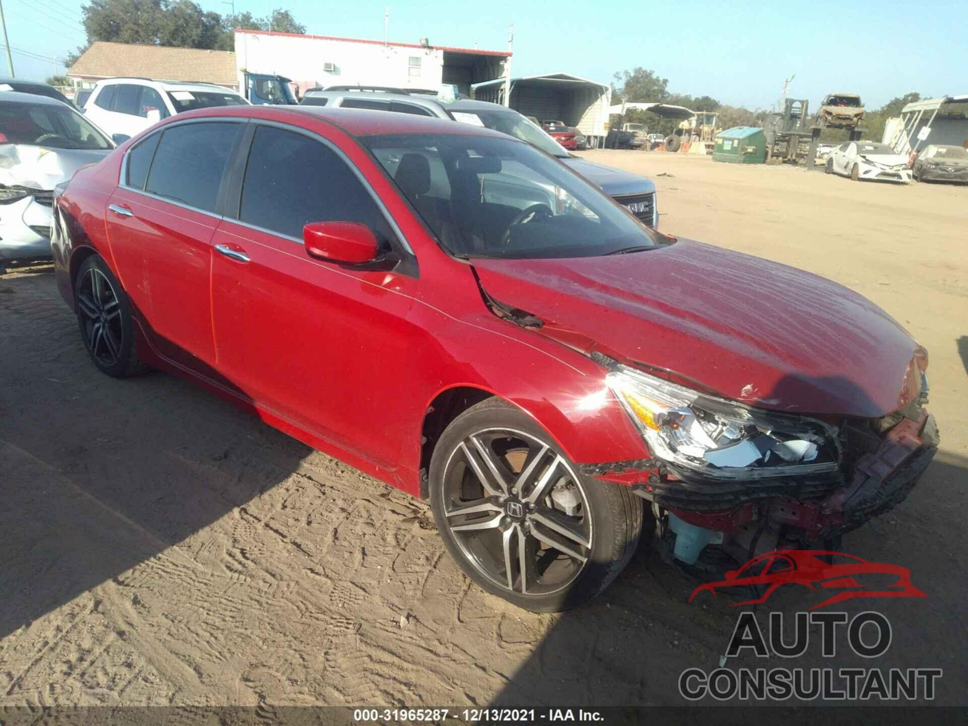 HONDA ACCORD SEDAN 2017 - 1HGCR2F12HA255299
