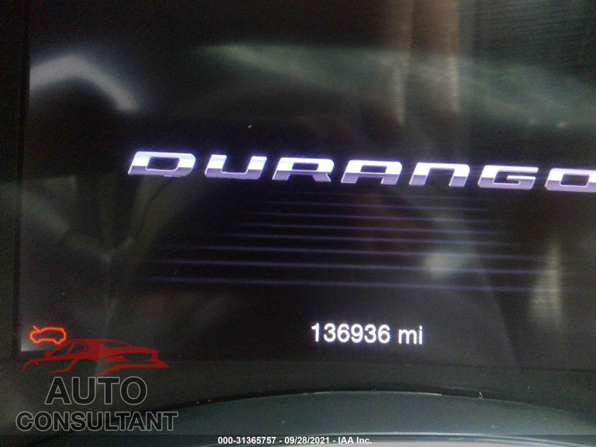 DODGE DURANGO 2016 - 1C4RDHAG9GC340648