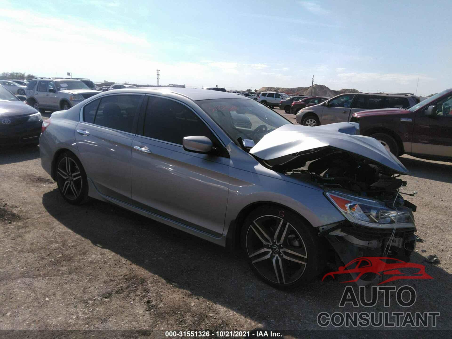 HONDA ACCORD SEDAN 2016 - 1HGCR2F54GA222838