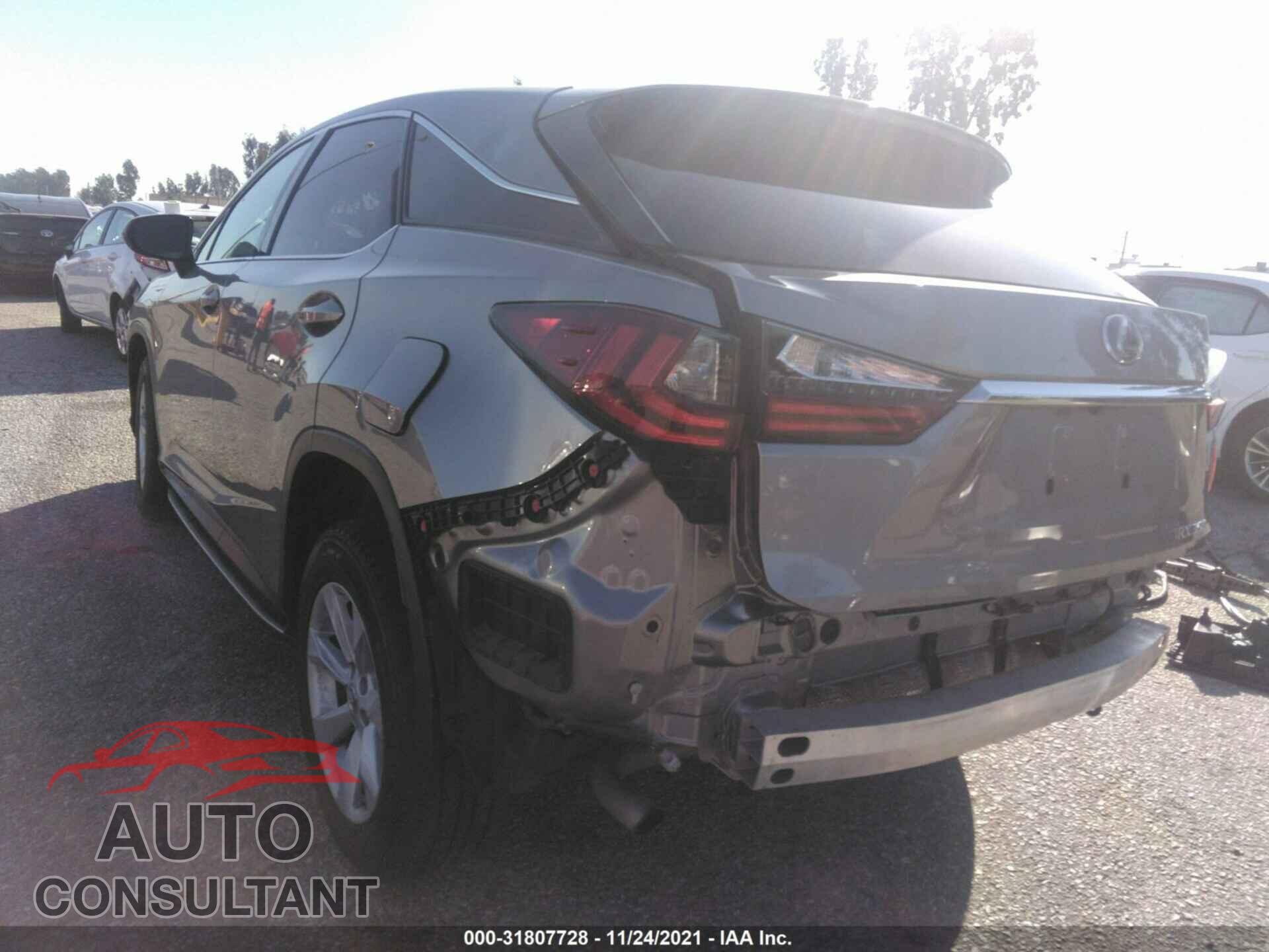 LEXUS RX 2017 - 2T2ZZMCA5HC081129
