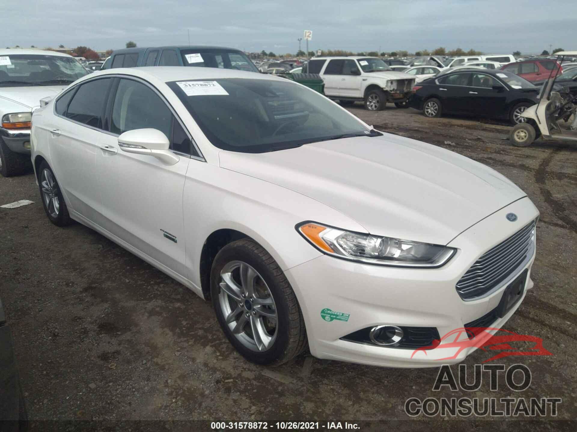 FORD FUSION ENERGI 2016 - 3FA6P0SU1GR134781