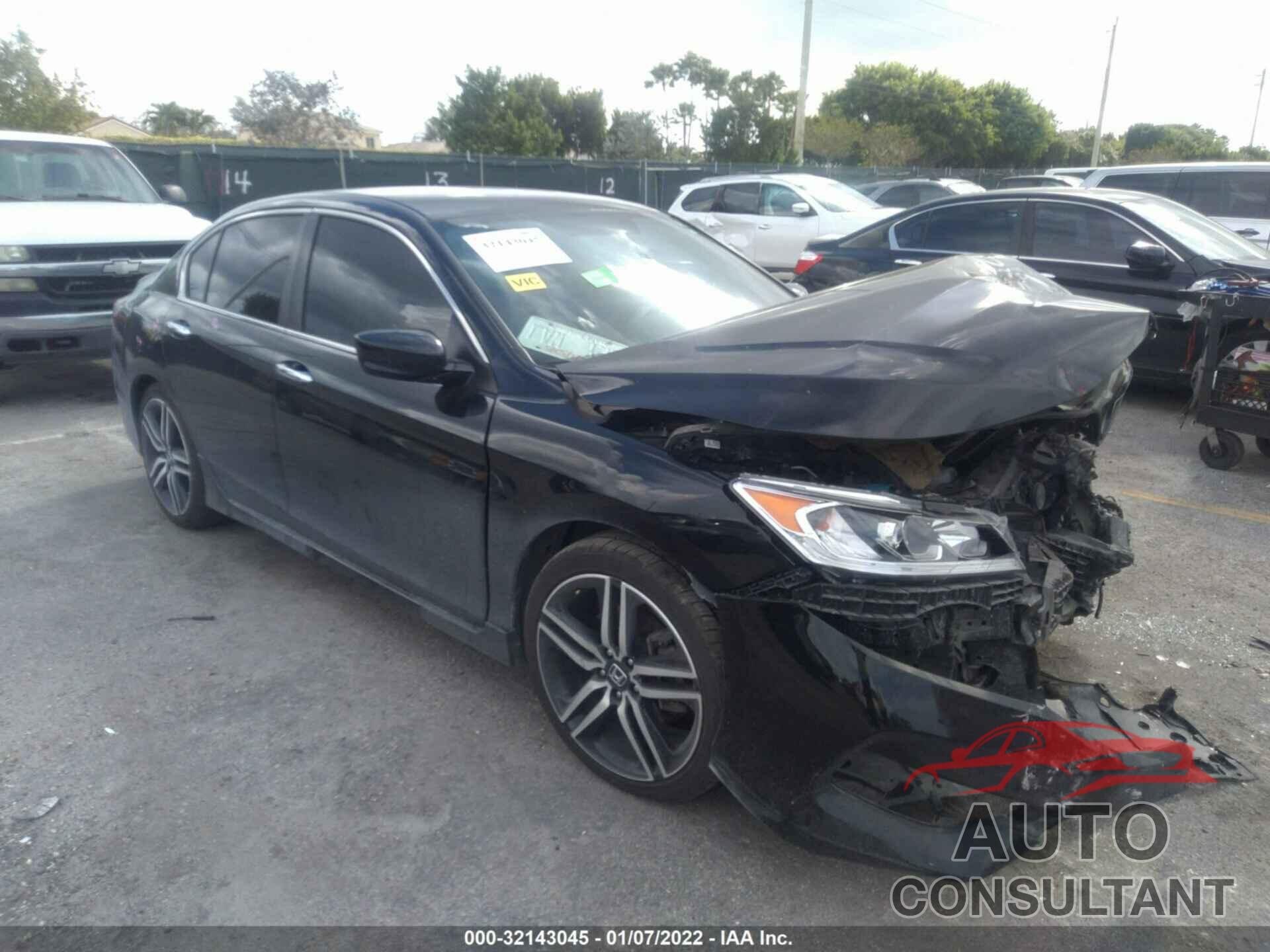 HONDA ACCORD SEDAN 2017 - 1HGCR2F57HA107653