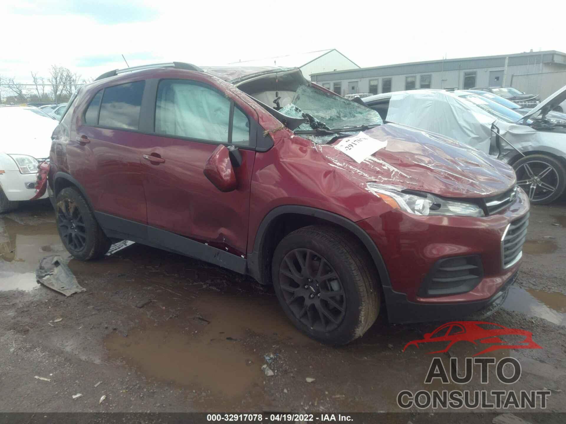 CHEVROLET TRAX 2022 - KL7CJPSM7NB515346