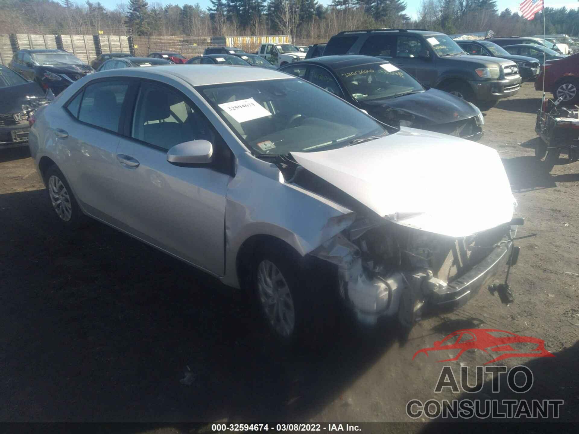 TOYOTA COROLLA 2018 - 2T1BURHE2JC066882