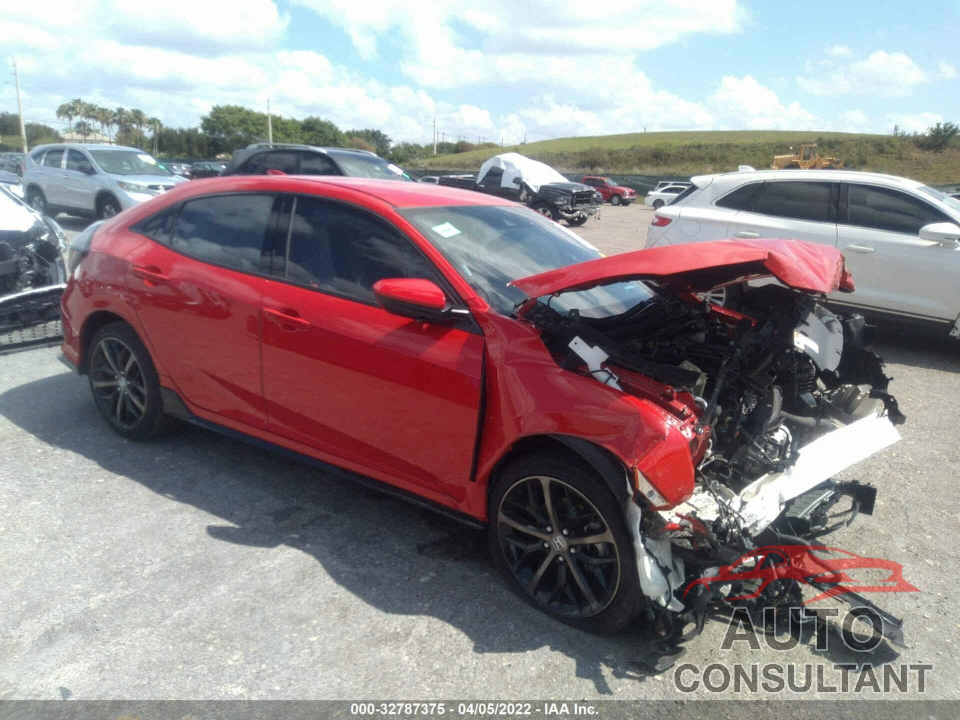 HONDA CIVIC HATCHBACK 2021 - SHHFK7H43MU205631