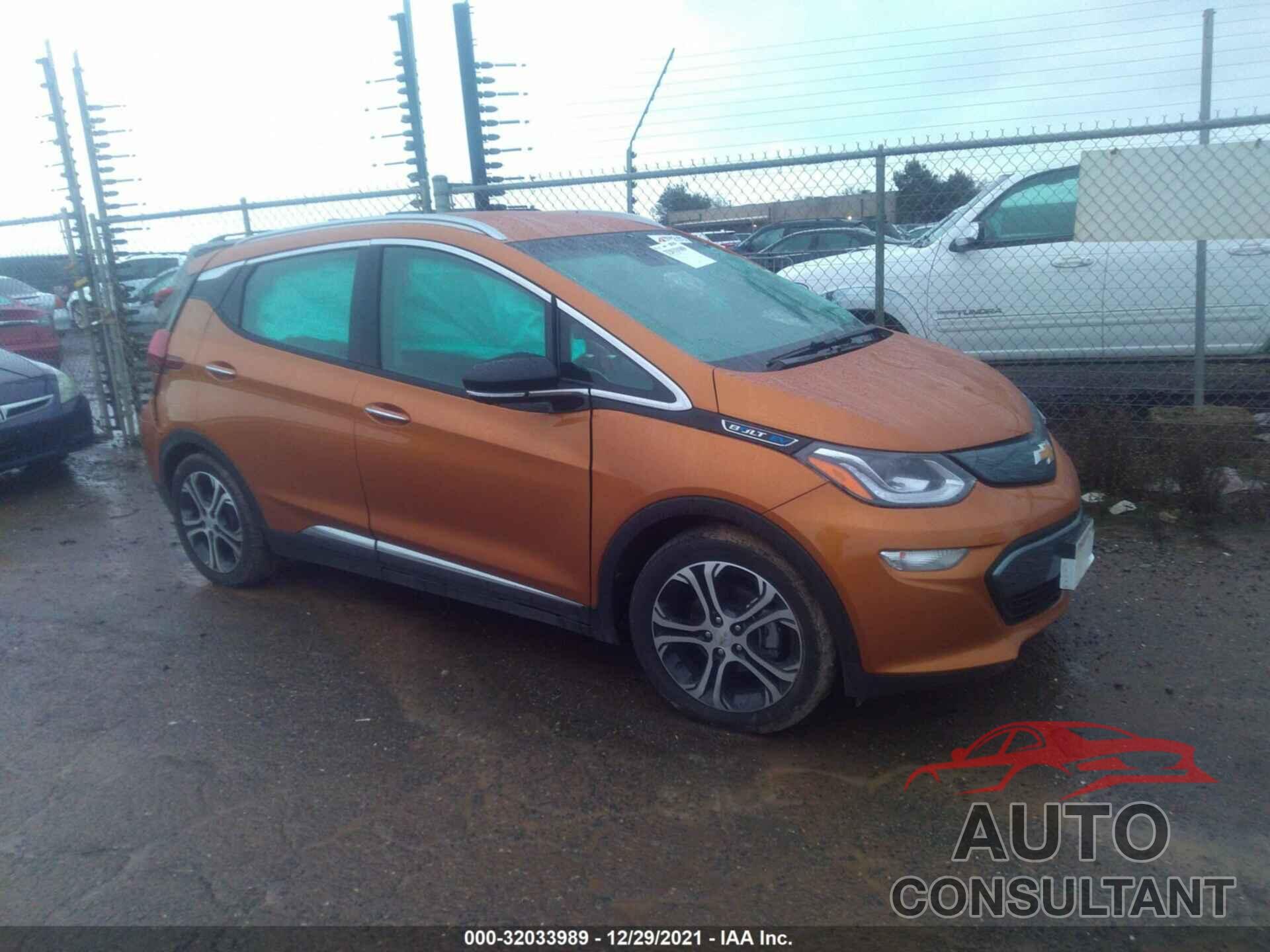 CHEVROLET BOLT EV 2017 - 1G1FX6S03H4169206