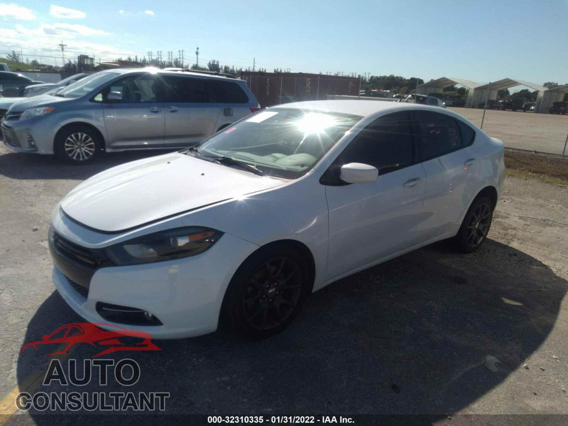 DODGE DART 2016 - 1C3CDFBB8GD518092
