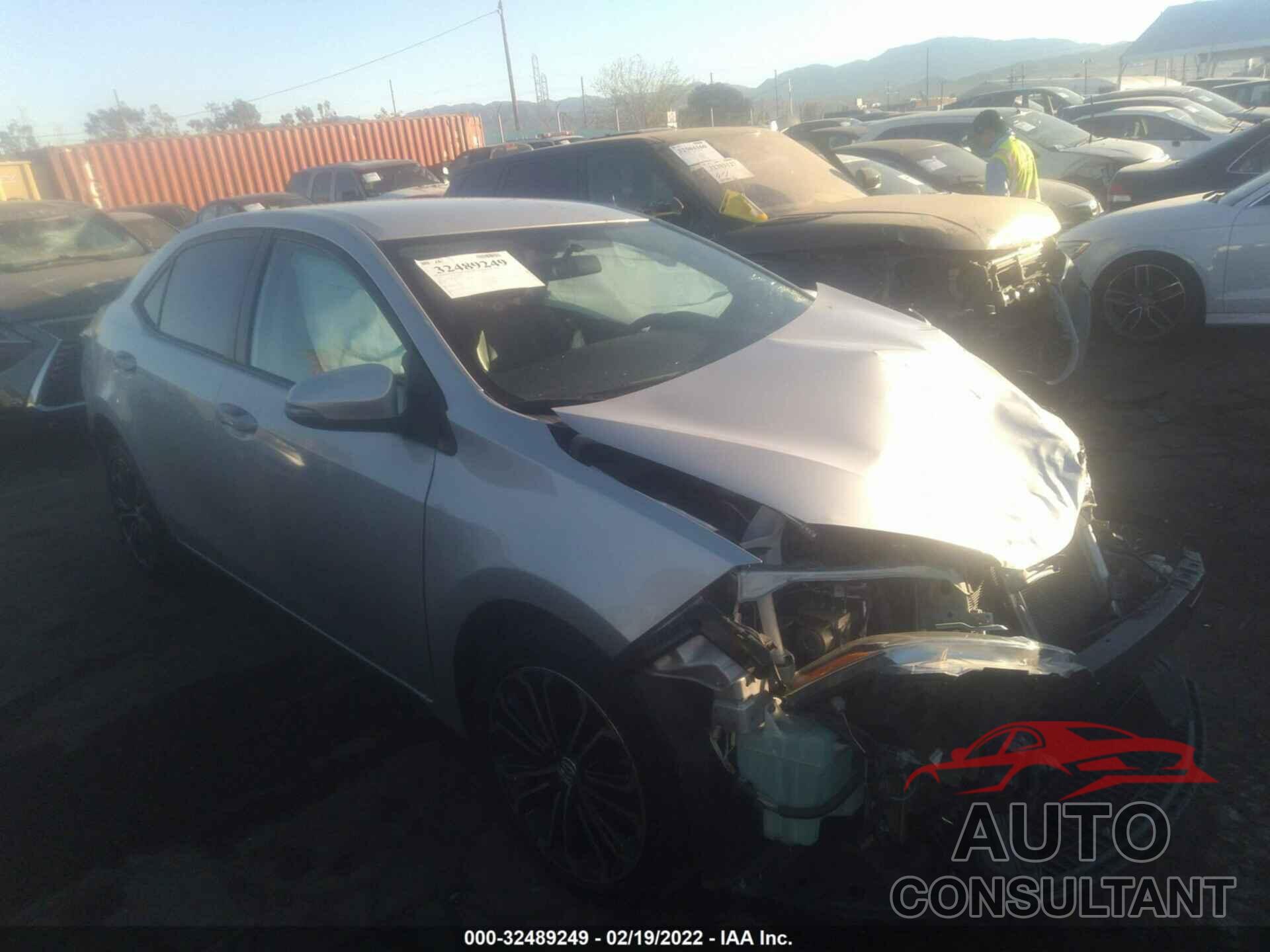 TOYOTA COROLLA 2016 - 5YFBURHE1GP561941