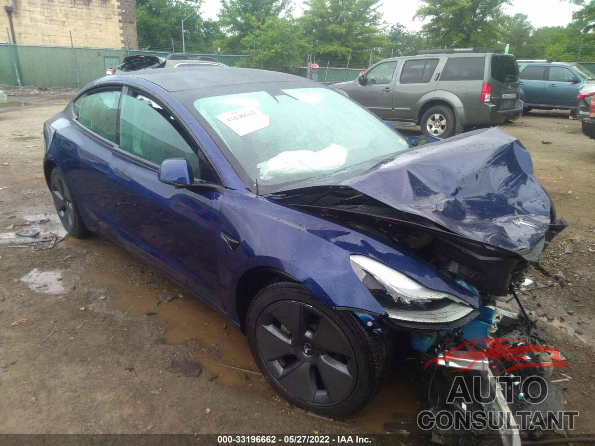 TESLA MODEL 3 2022 - 5YJ3E1EB7NF122586