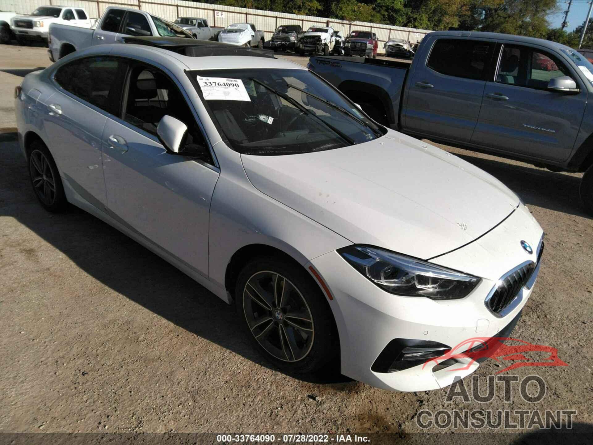 BMW 2 SERIES 2021 - WBA73AK06M7H67891