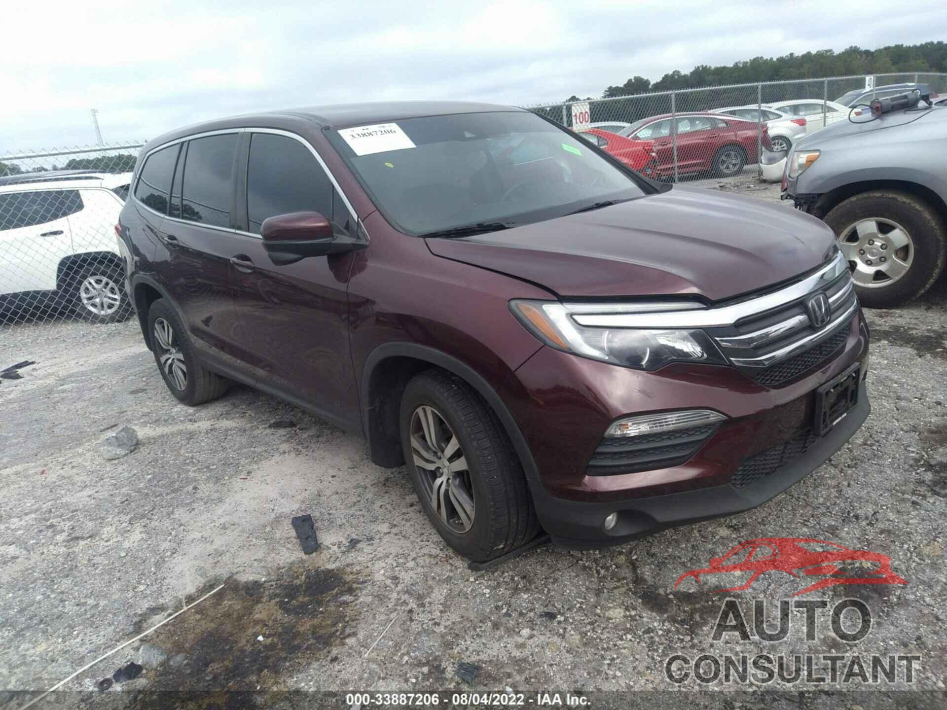 HONDA PILOT 2016 - 5FNYF6H43GB069983