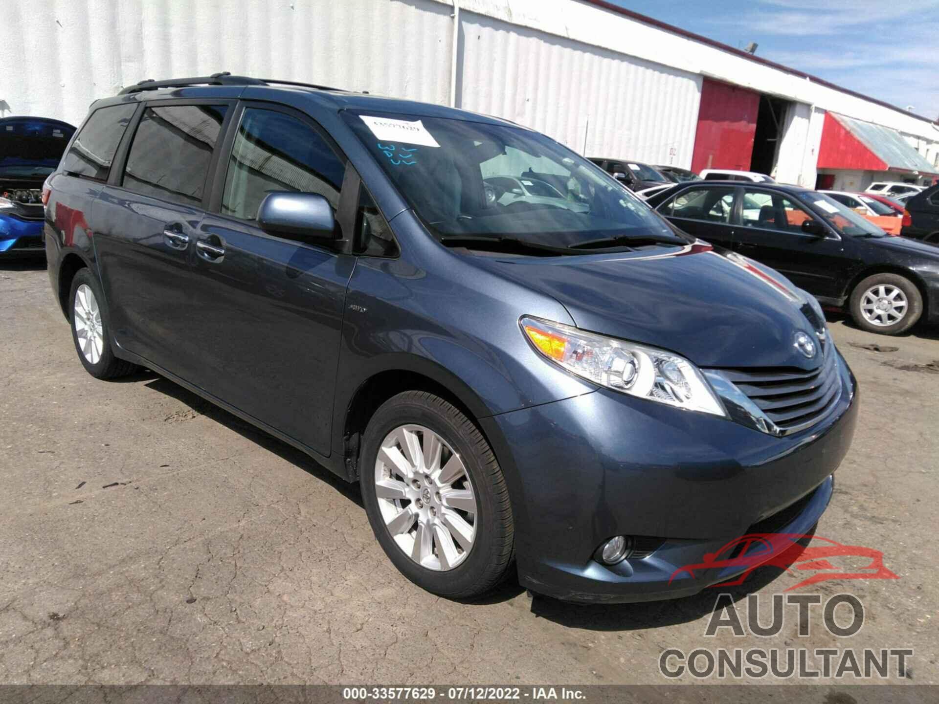 TOYOTA SIENNA 2017 - 5TDDZ3DC7HS176047