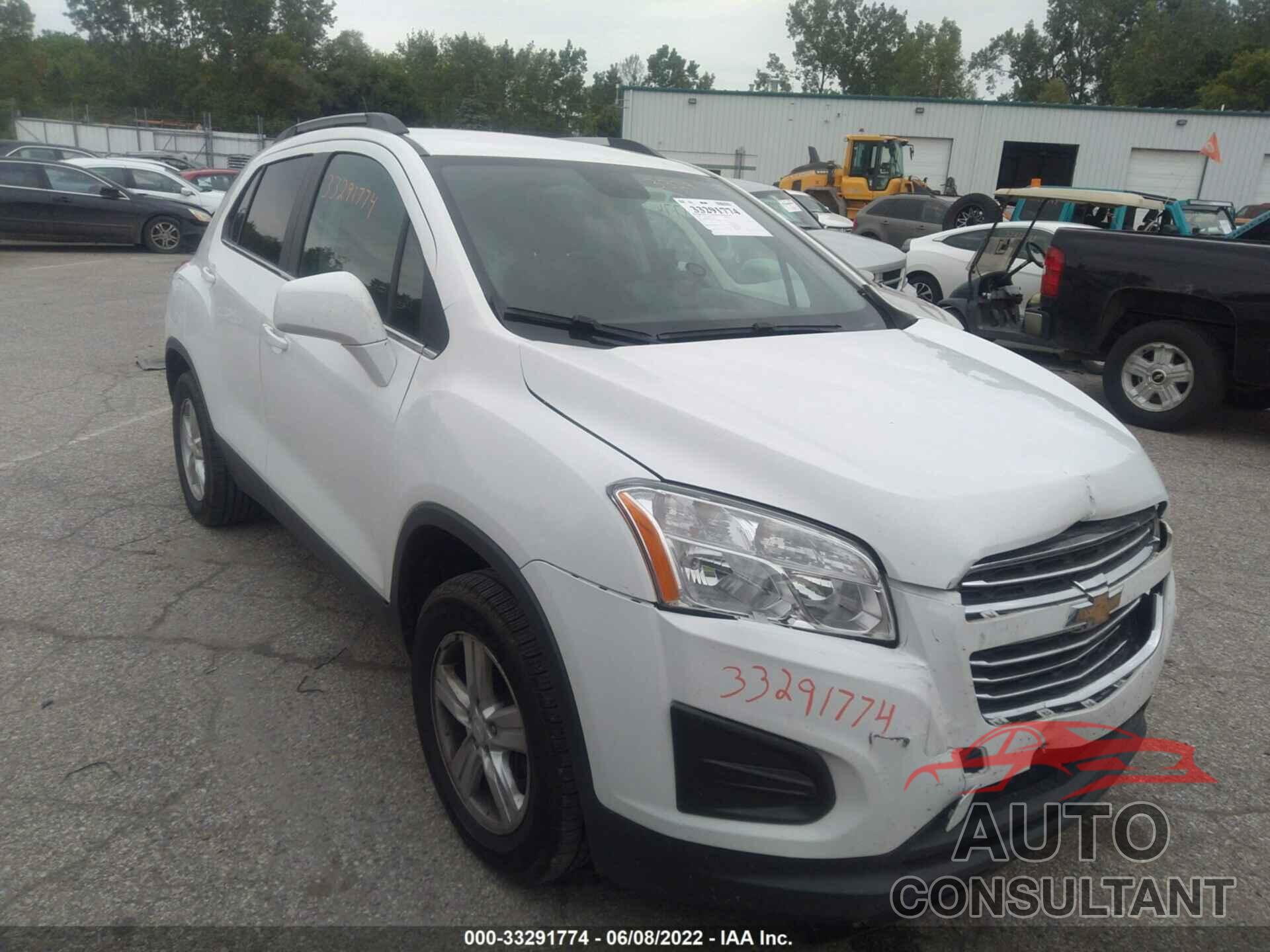 CHEVROLET TRAX 2016 - 3GNCJPSB2GL162363