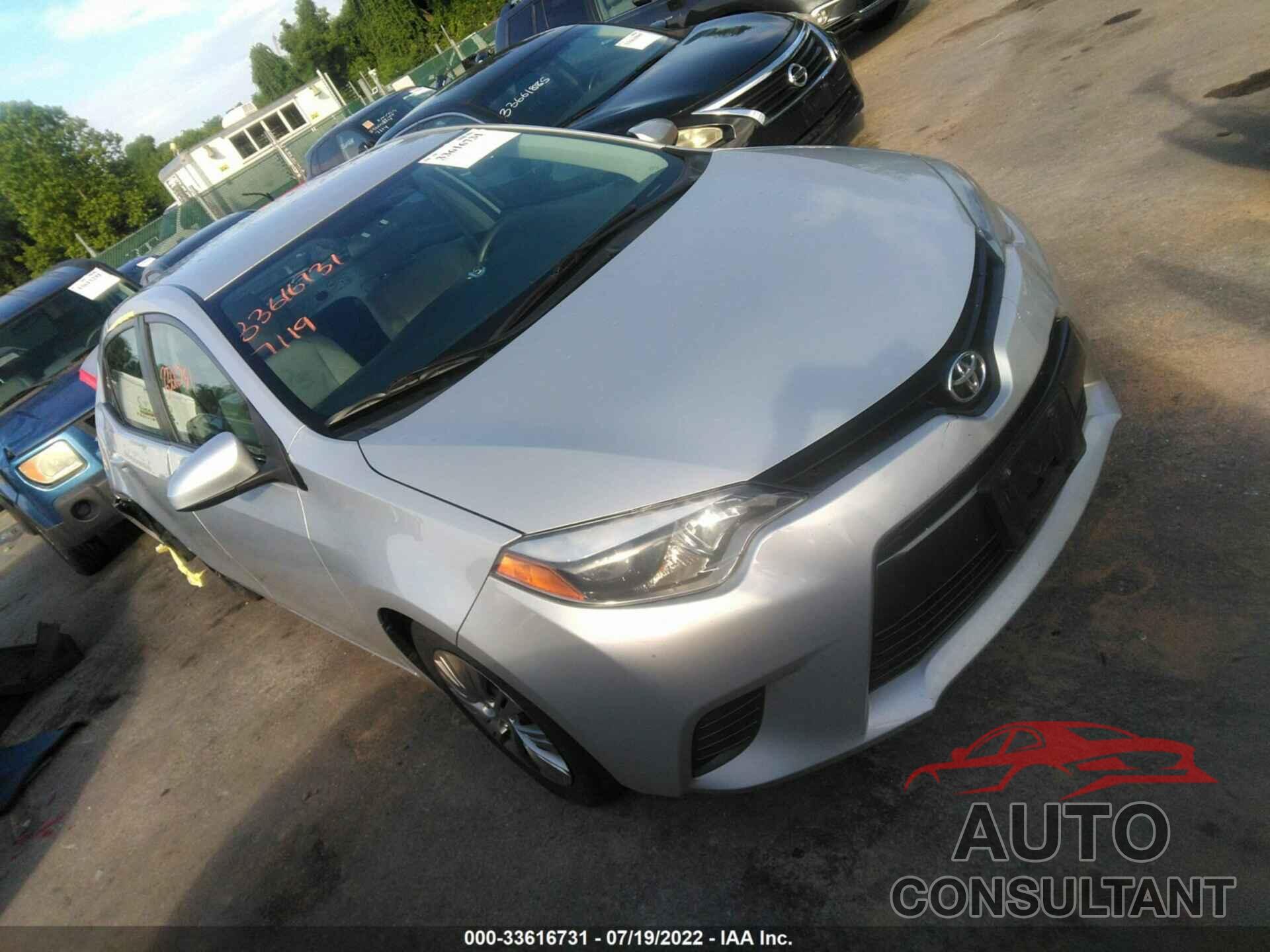 TOYOTA COROLLA 2016 - 2T1BURHE2GC716268