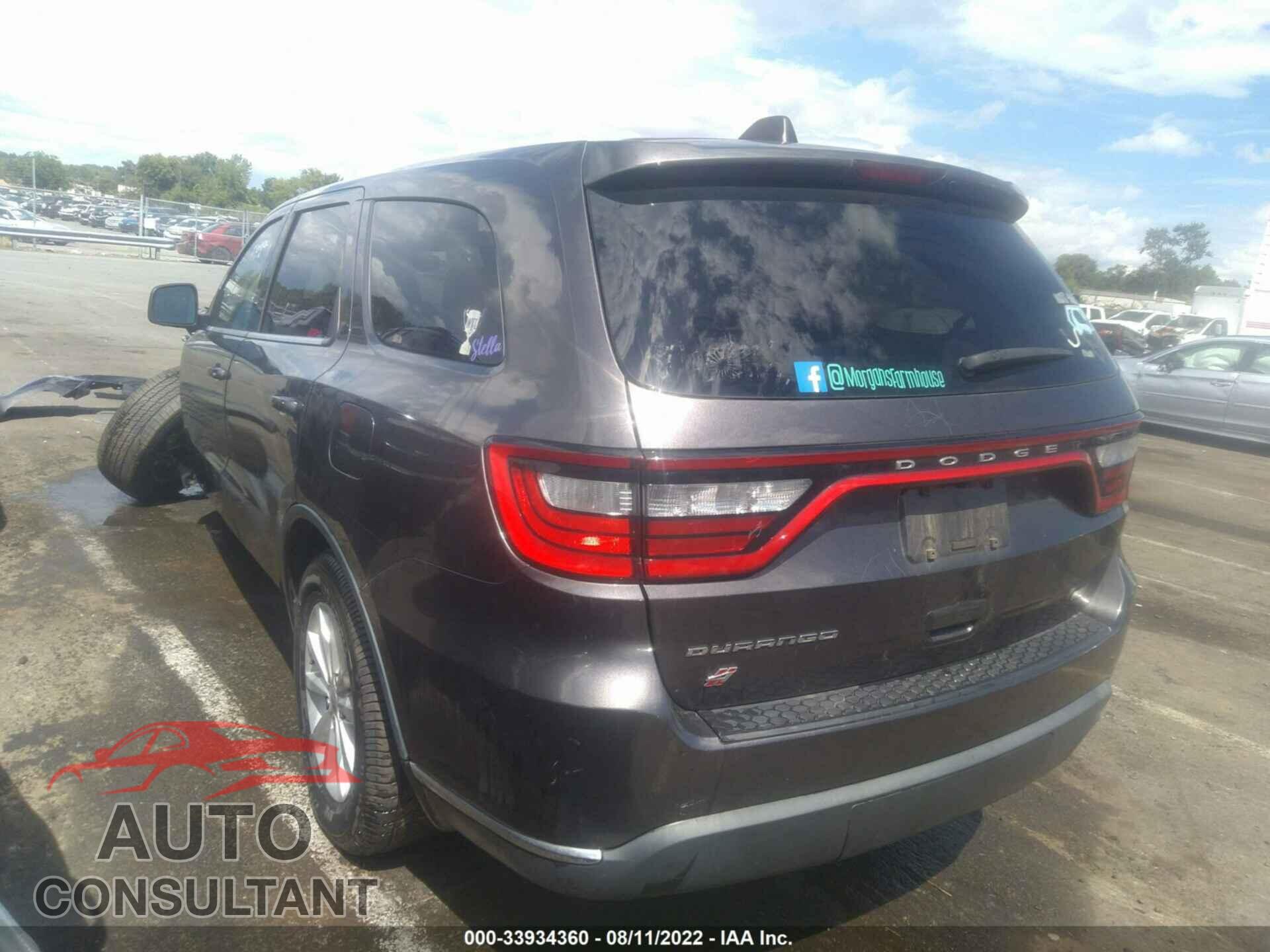 DODGE DURANGO 2019 - 1C4RDJAG4KC585342