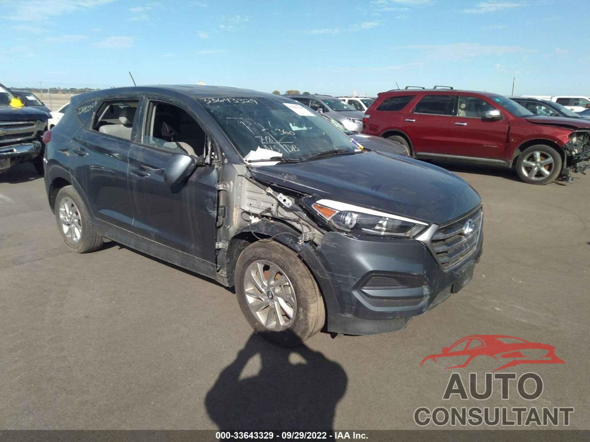 HYUNDAI TUCSON 2017 - KM8J23A42HU482777