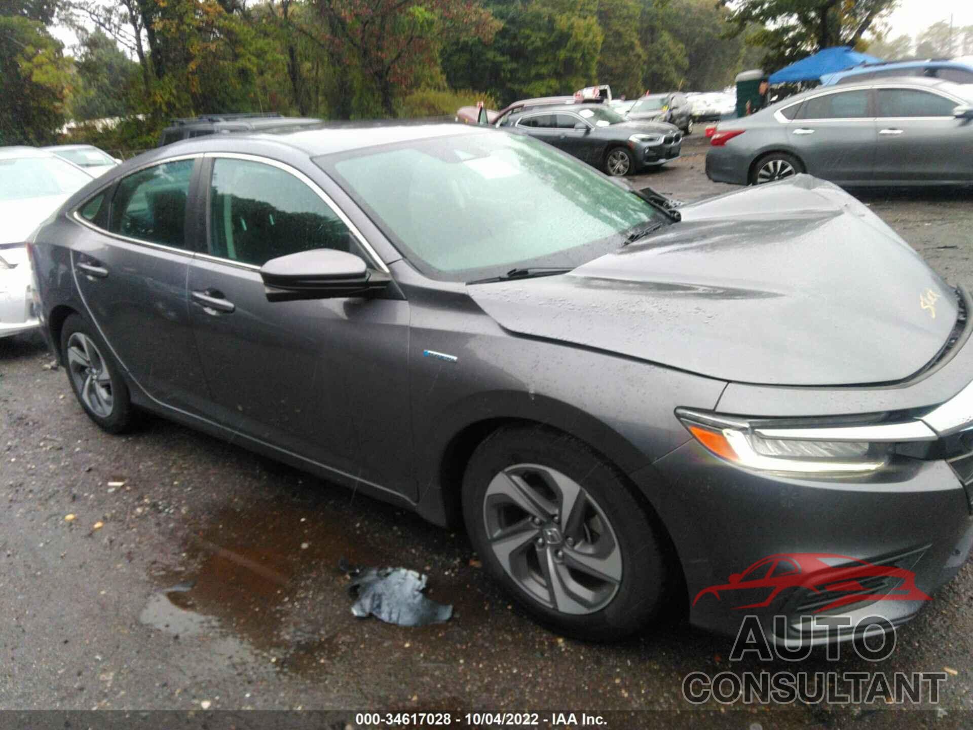 HONDA INSIGHT 2019 - 19XZE4F50KE031486