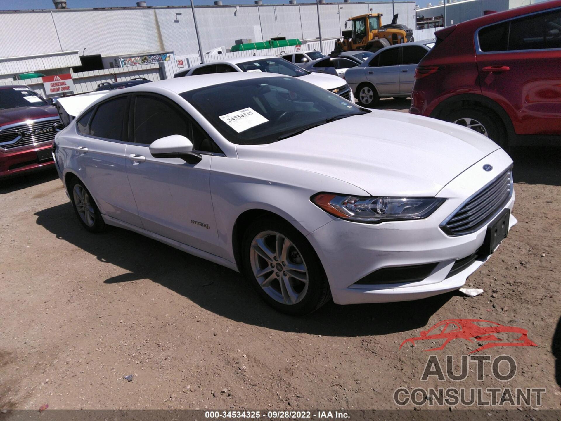 FORD FUSION HYBRID 2018 - 3FA6P0LU0JR172444