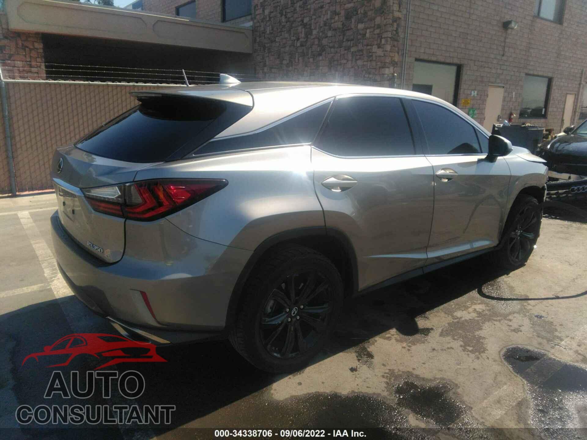 LEXUS RX 2019 - 2T2ZZMCA4KC130036